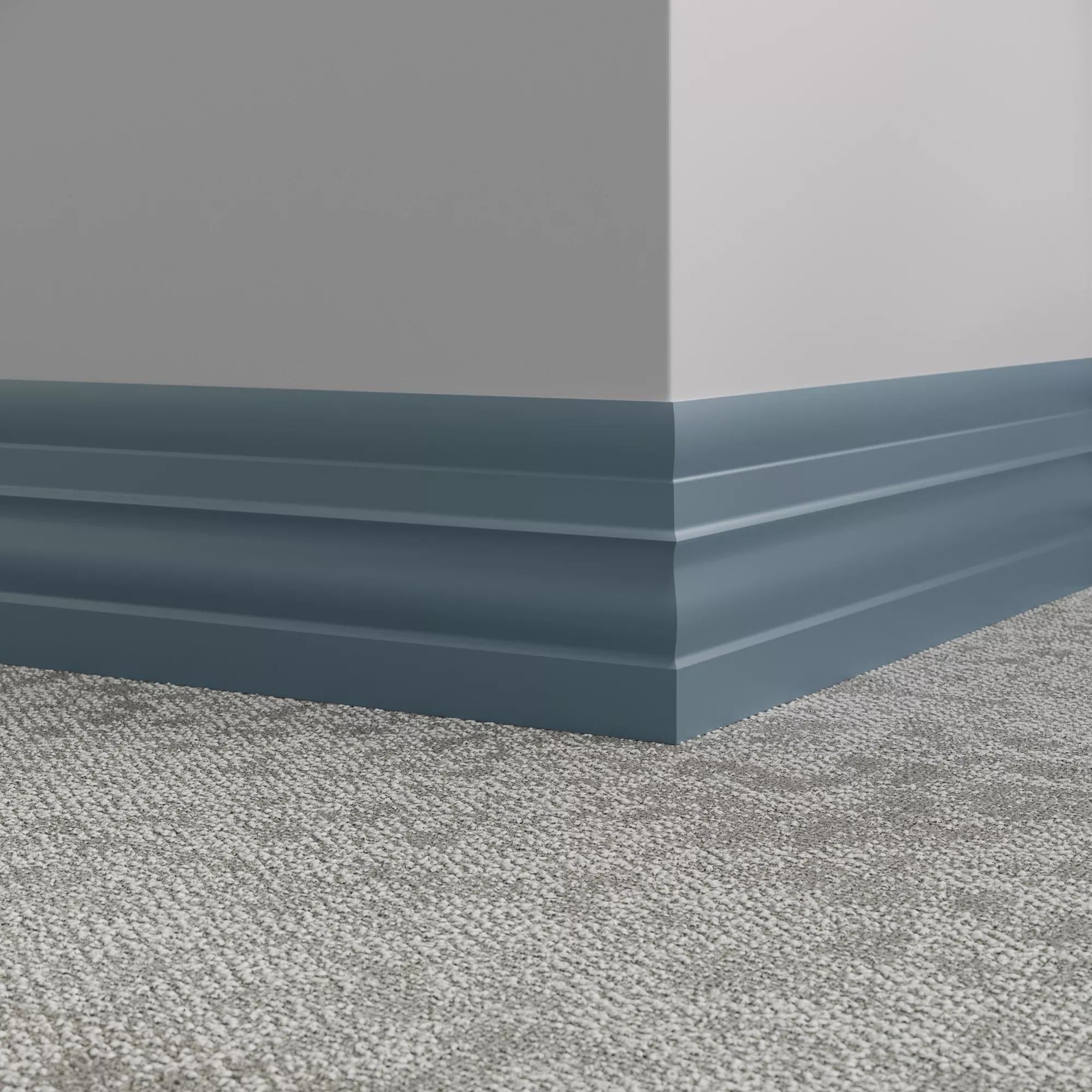 Tarkett / Johnsonite Millwork Attache 6" 58 Windor Blue 6" x 8' by 1/4" (64 LF/box)