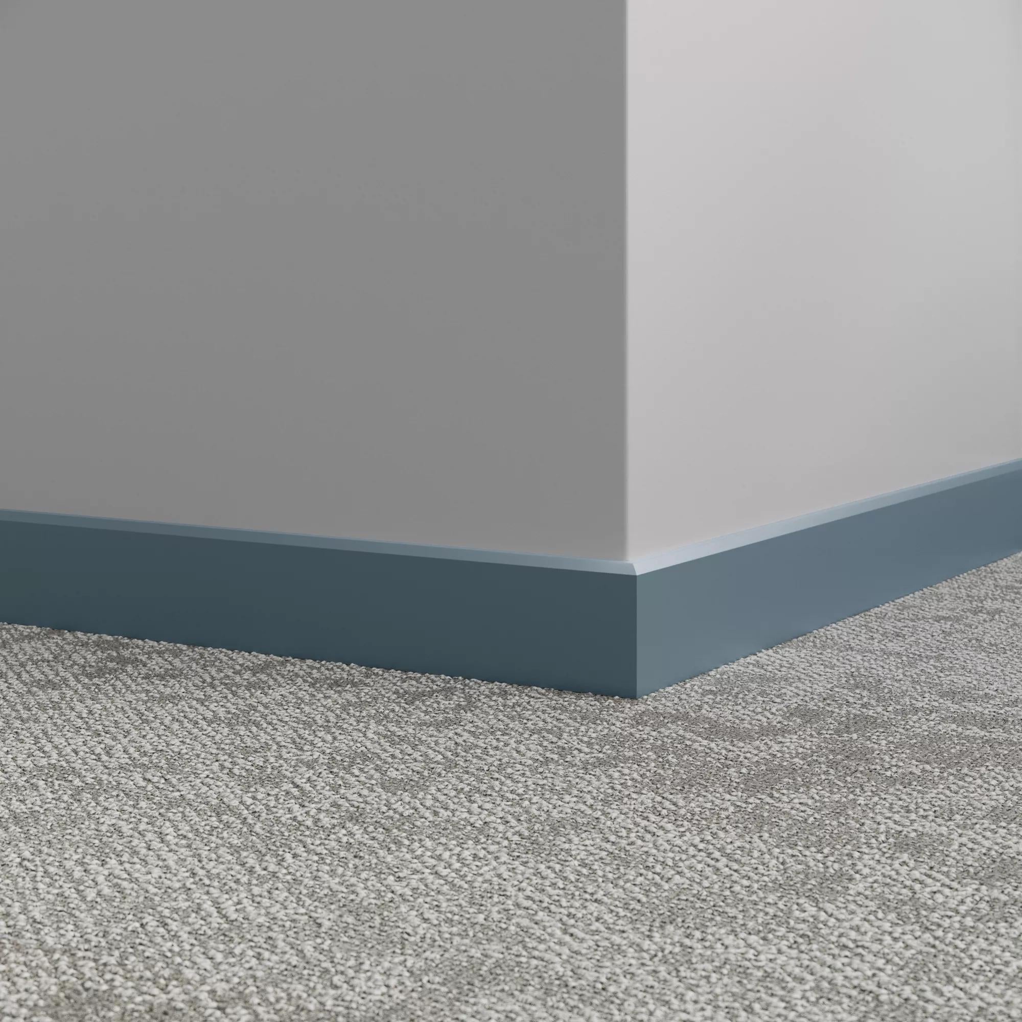 Tarkett / Johnsonite Millwork Mandalay 2-1/2" 58 Windor Blue 2.5" x 8' by 3/8" – product image showing size, style, and brand details.