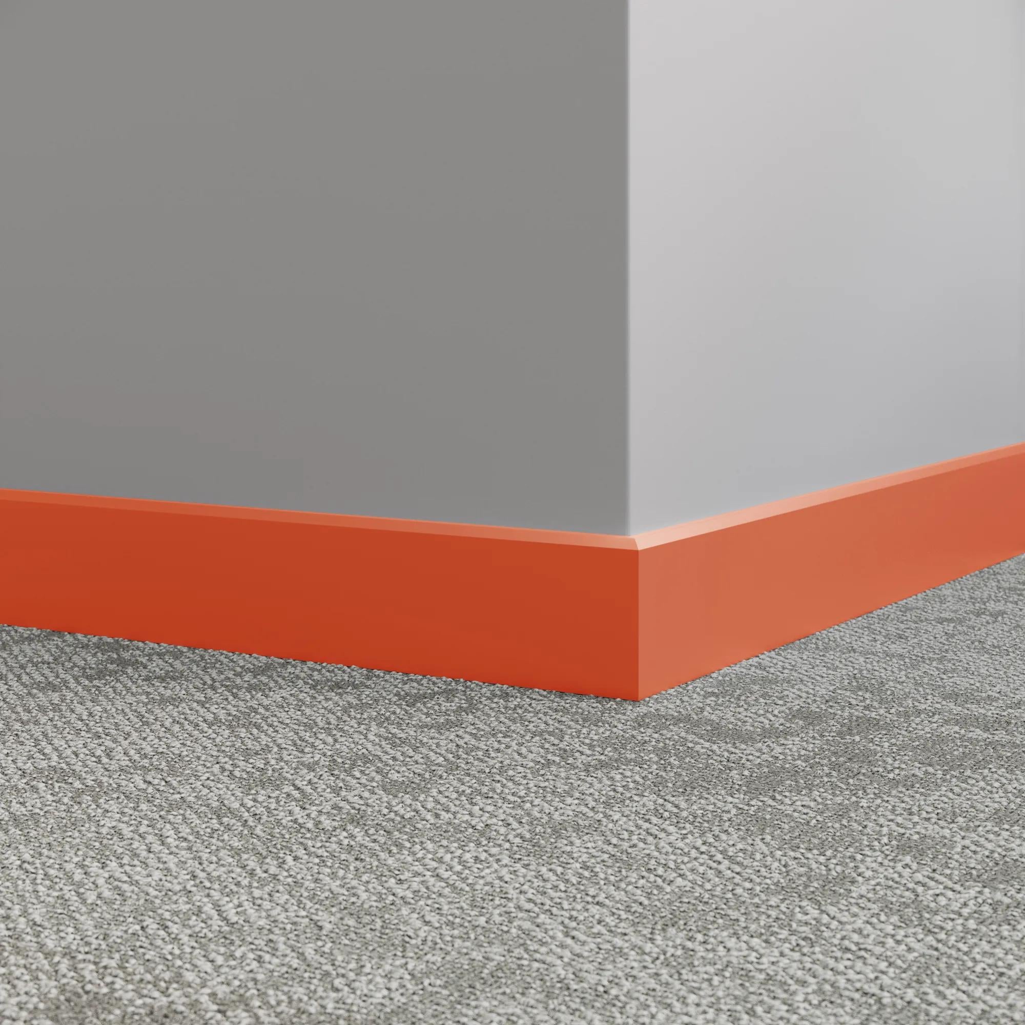 Tarkett / Johnsonite Millwork Mandalay 3" 62 Tangerine Tango 3" x 8' by 3/8" (56 LF/box)