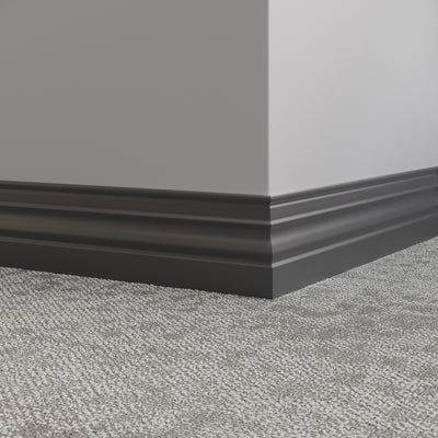 Tarkett / Johnsonite Millwork Diplomat 4-1/2" 63 Burnt Umber 4.5" x 8' by 3/8" (48 LF/box)