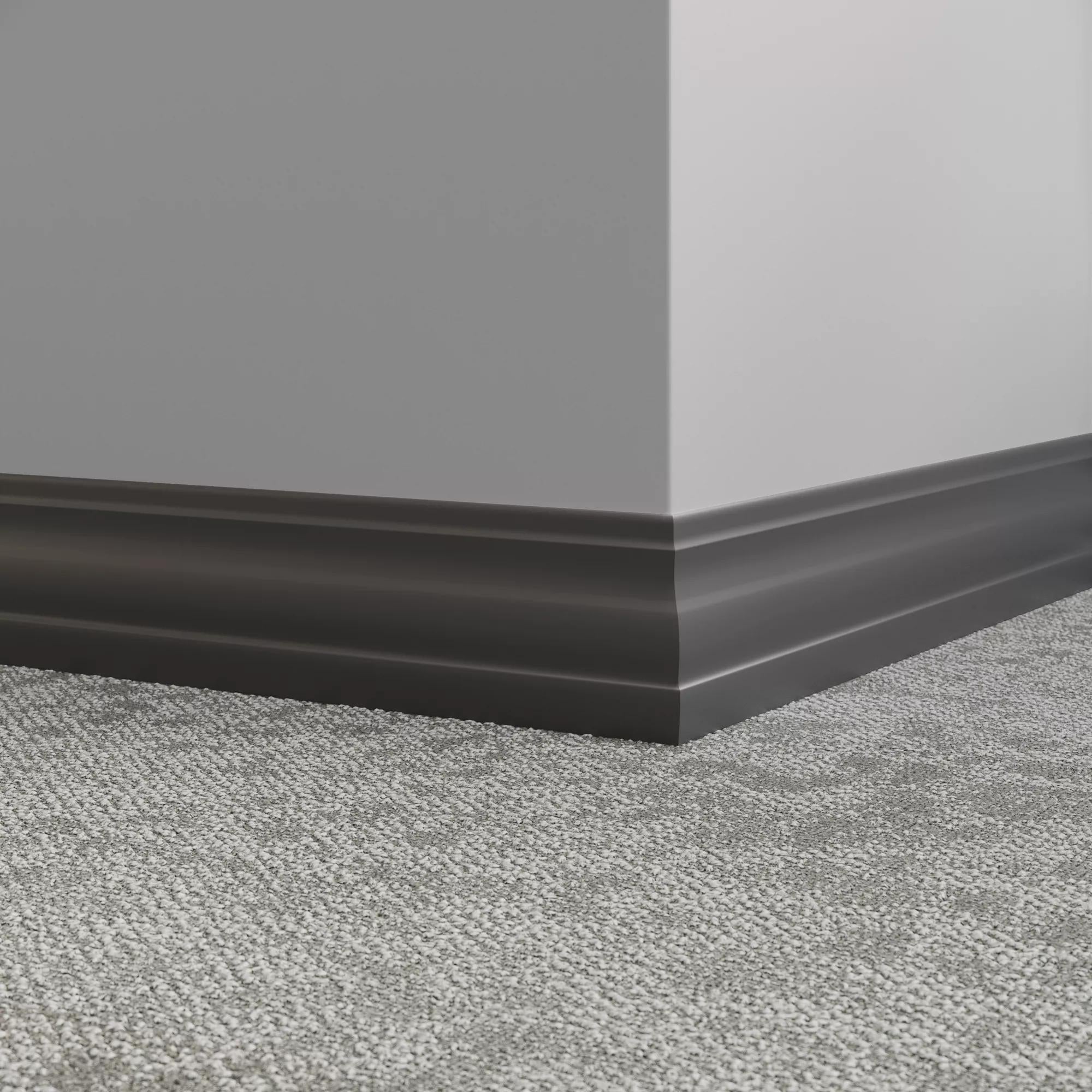 Tarkett / Johnsonite Millwork Delineate 4-1/4" 63 Burnt Umber 4.25" x 8' by 3/8" (48 LF/box)