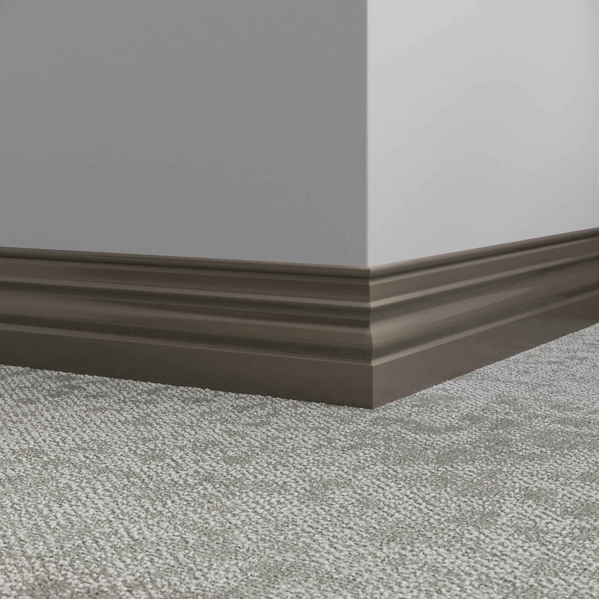 Tarkett / Johnsonite Millwork Diplomat 4-1/2" 66 Either Ore 4.5" x 8' by 3/8" (48 LF/box)