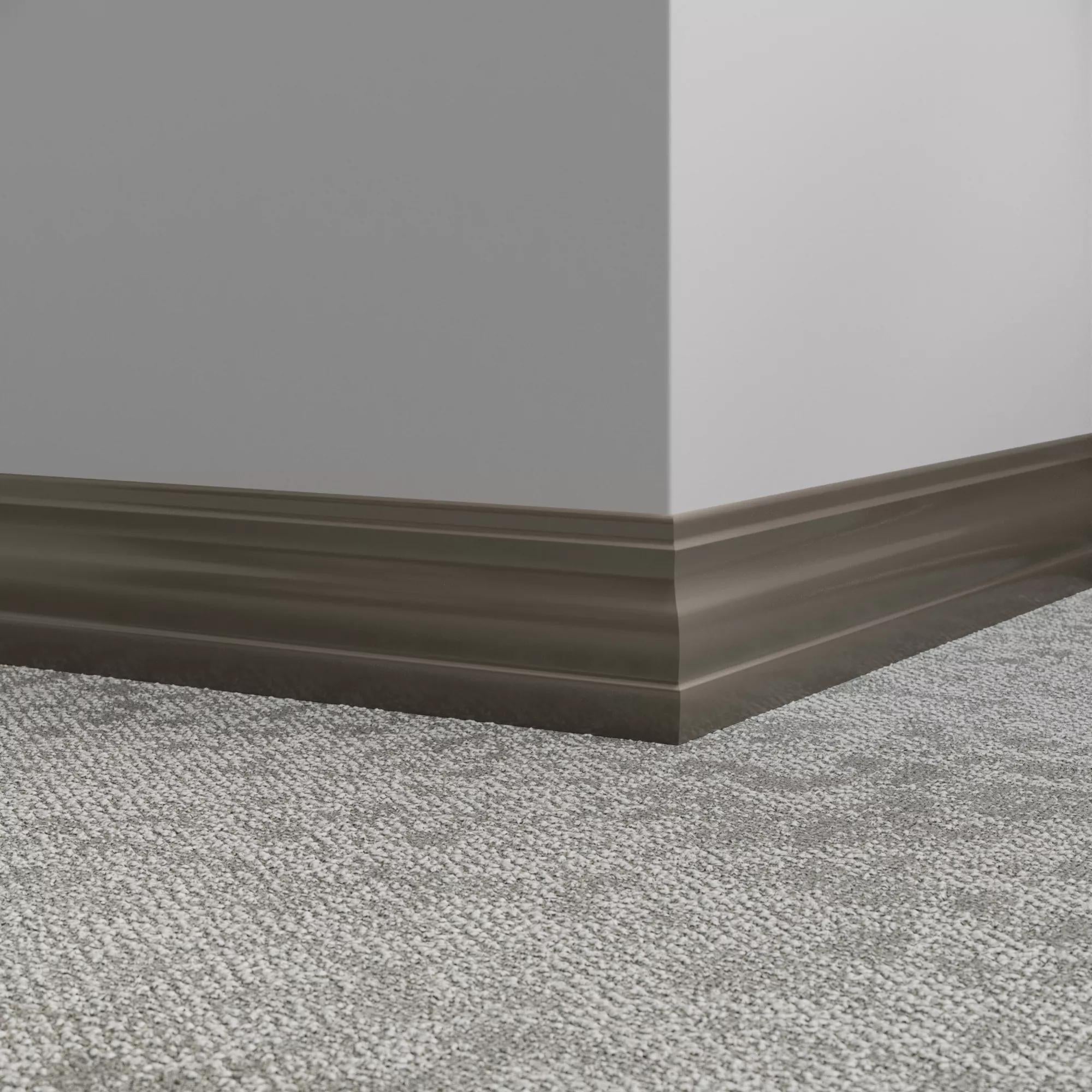 Tarkett / Johnsonite Millwork Delineate 4-1/4" 66 Either Ore 4.25" x 8' by 3/8" (48 LF/box)