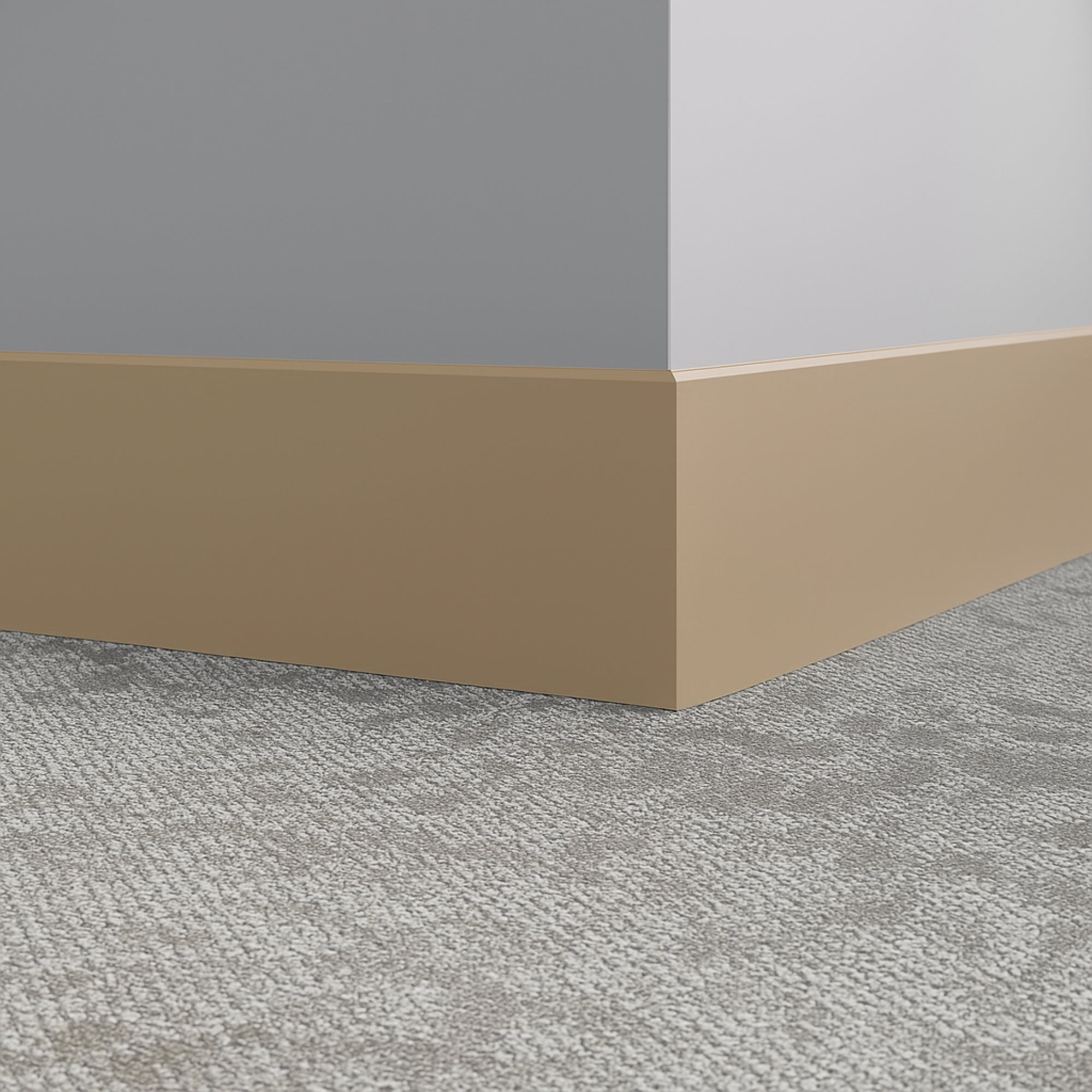 Tarkett / Johnsonite Millwork Exhibit 6" 67 Old Gold 6" x 8' by 1/4"