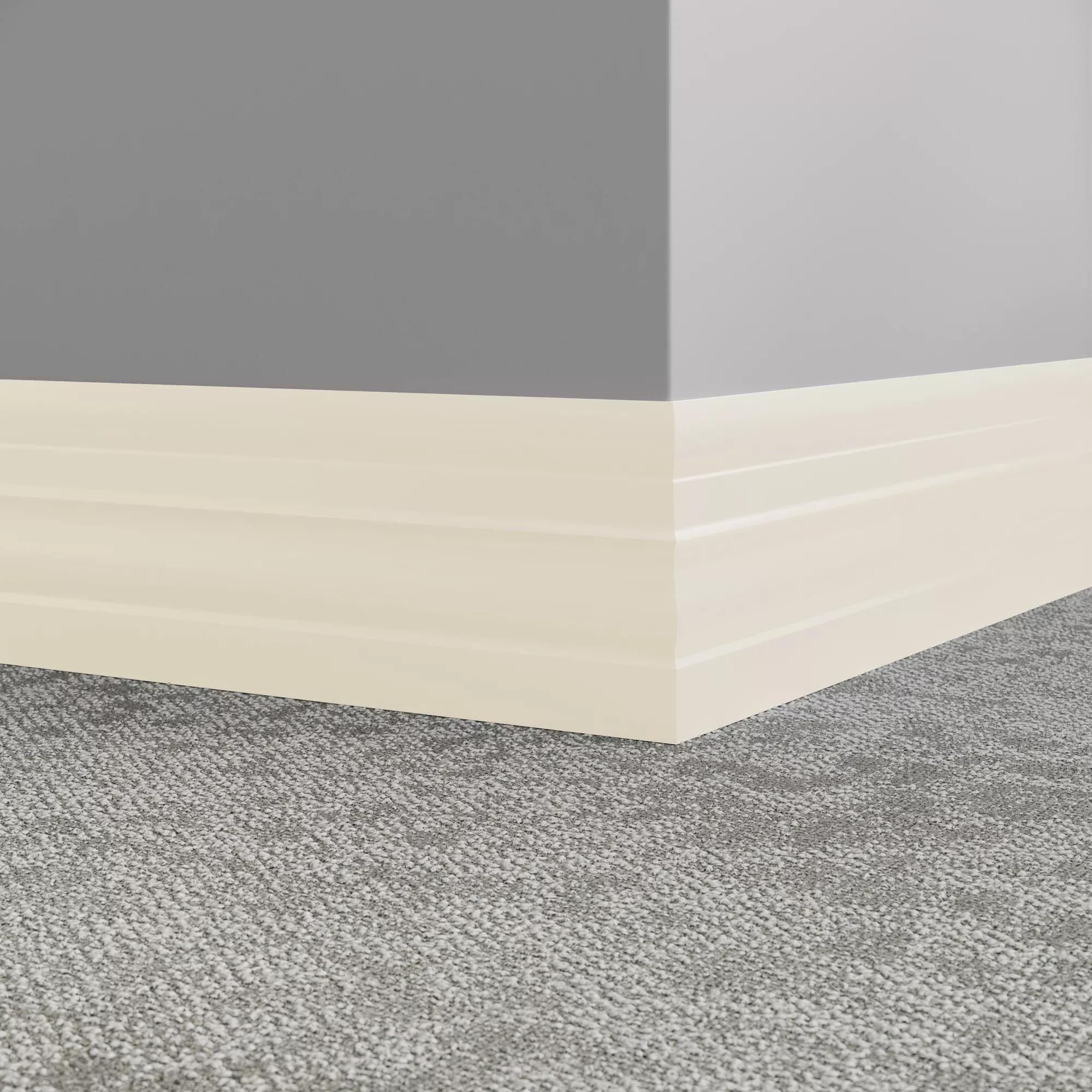 Tarkett / Johnsonite Millwork Attache 6" 68 White Sand 6" x 8' by 1/4" (64 LF/box)