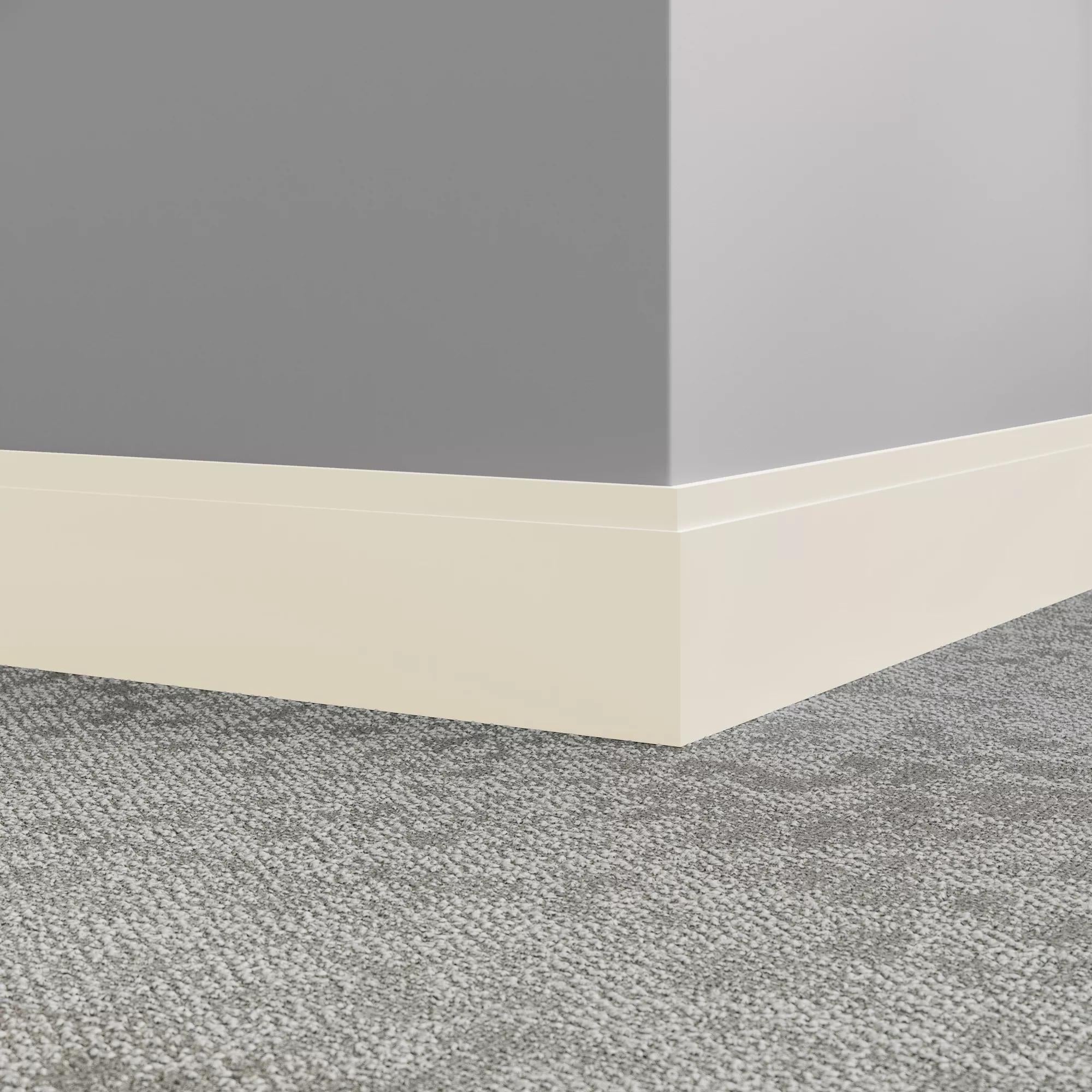 Tarkett / Johnsonite Millwork Equinox 4-1/2" 68 White Sand 4.5" x 8' by 3/8" (40 LF/box)