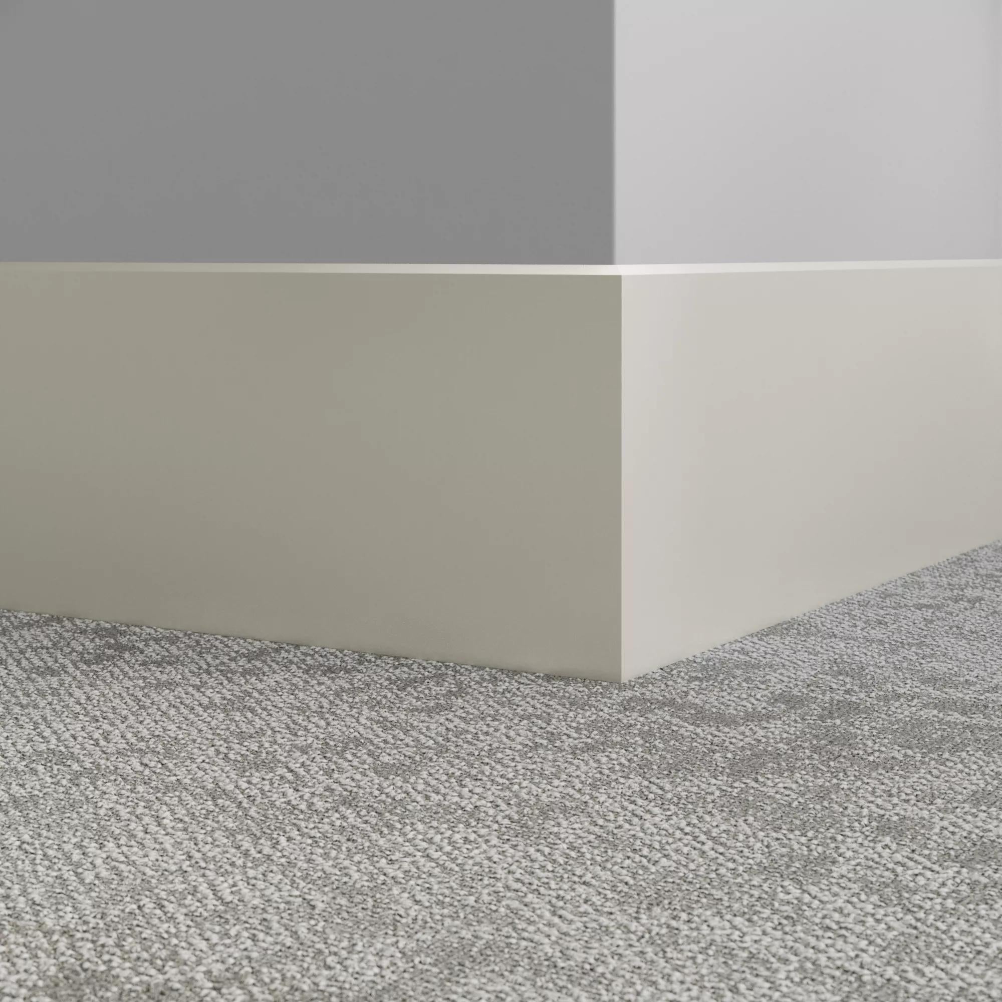 Tarkett / Johnsonite Millwork Exhibit 8" 77 White Pearl 8" x 8' by 1/4"