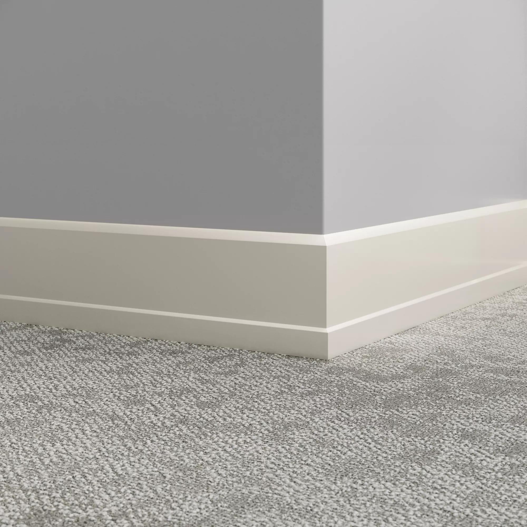 Tarkett / Johnsonite Millwork Stance 6" 77 White Pearl 6" x 8' by 0.35"