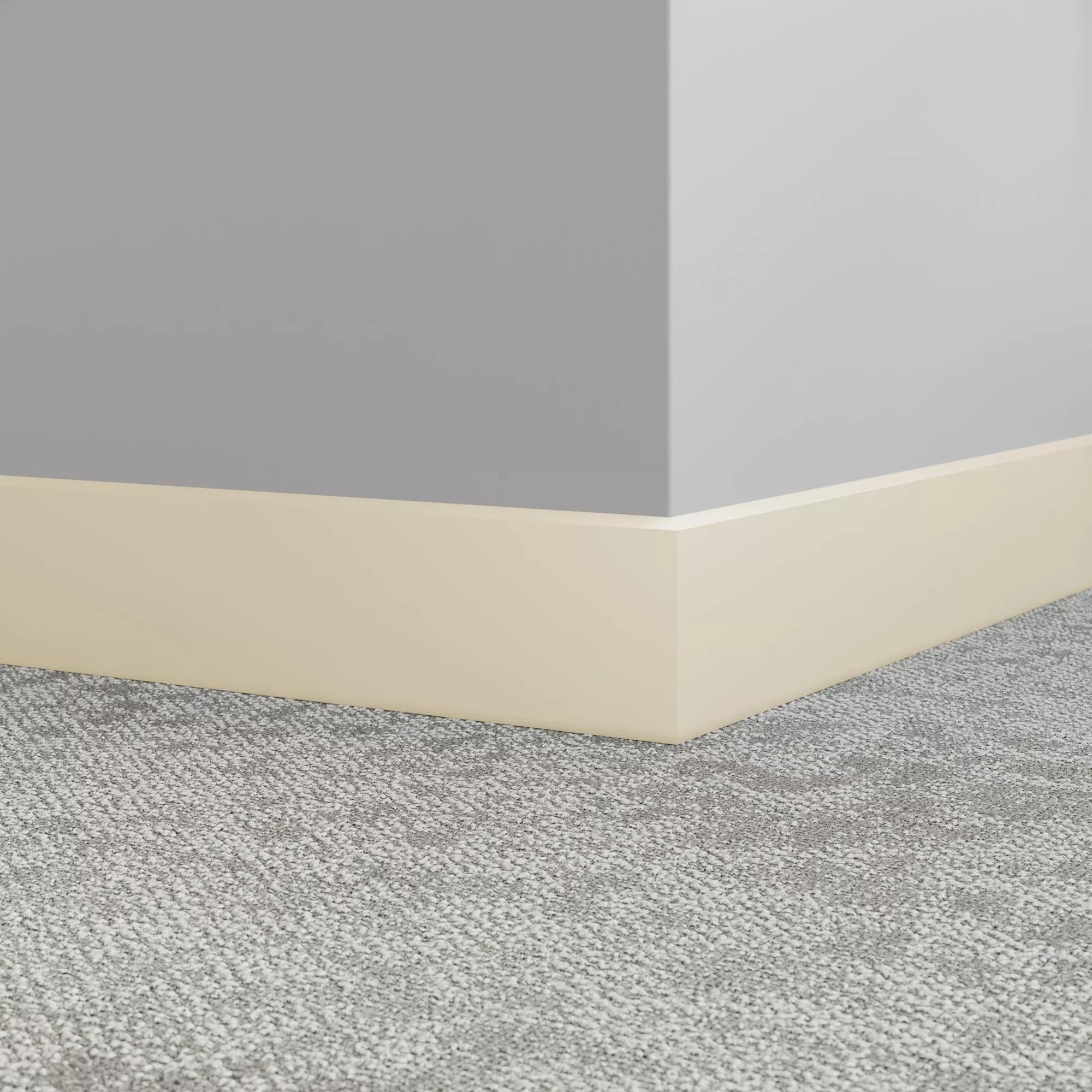 Tarkett / Johnsonite Millwork Exhibit 4.25" 79 Bone White 4.25" x 8' by 1/4"