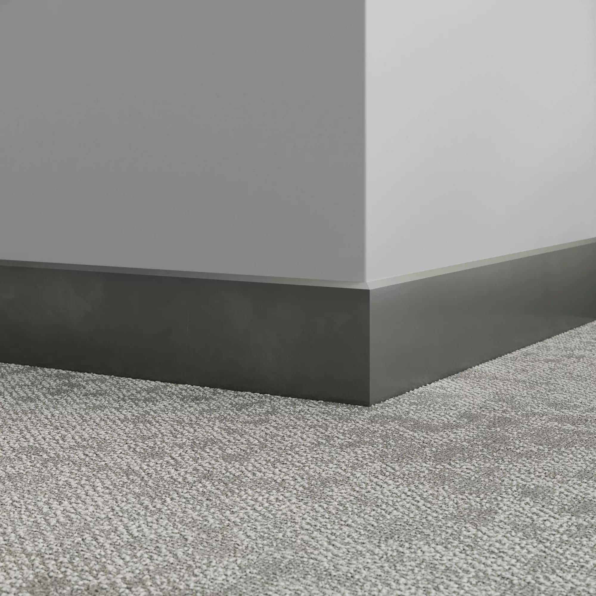 Tarkett / Johnsonite Millwork Exhibit 4.25" 82 Black Pearl 4.25" x 8' by 1/4"