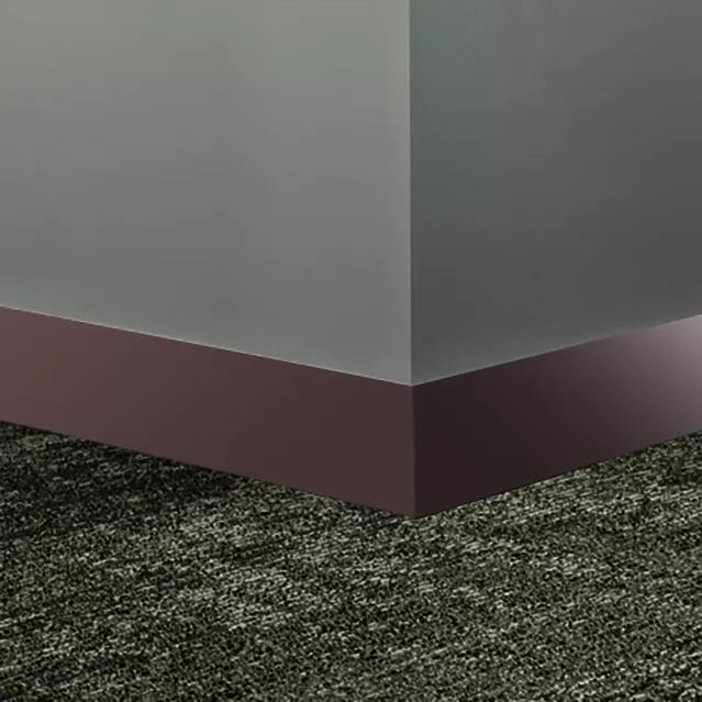 Tarkett / Johnsonite Millwork Monument 2-1/2" 85 Burgundy 2.5" x 8' by 1/4" (64 LF/box)
