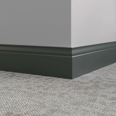 Tarkett / Johnsonite Millwork Inflection 5-1/4" 86 Hunter Green 5.25" x 8' by 3/8" (48 LF/box)