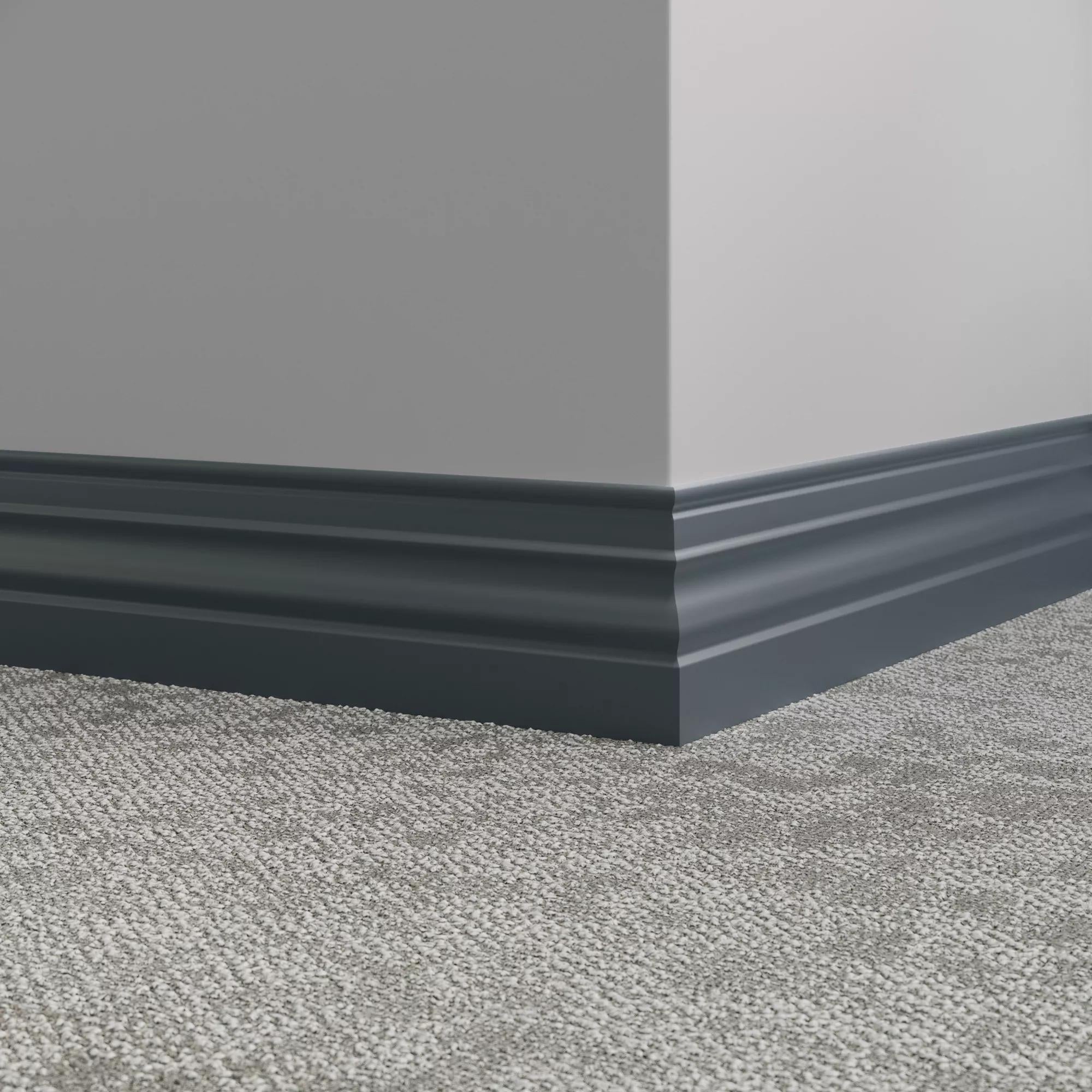 Tarkett / Johnsonite Millwork Diplomat 4-1/2" 92 Blue Lagoon 4.5" x 8' by 3/8" (48 LF/box)