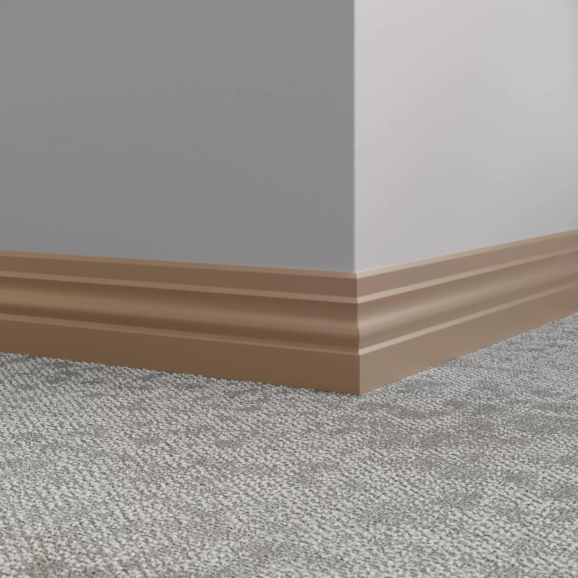 Tarkett / Johnsonite Millwork Ambassador 4" TA1 Tannery 4" x 8' by 3/8" (48 LF/box)