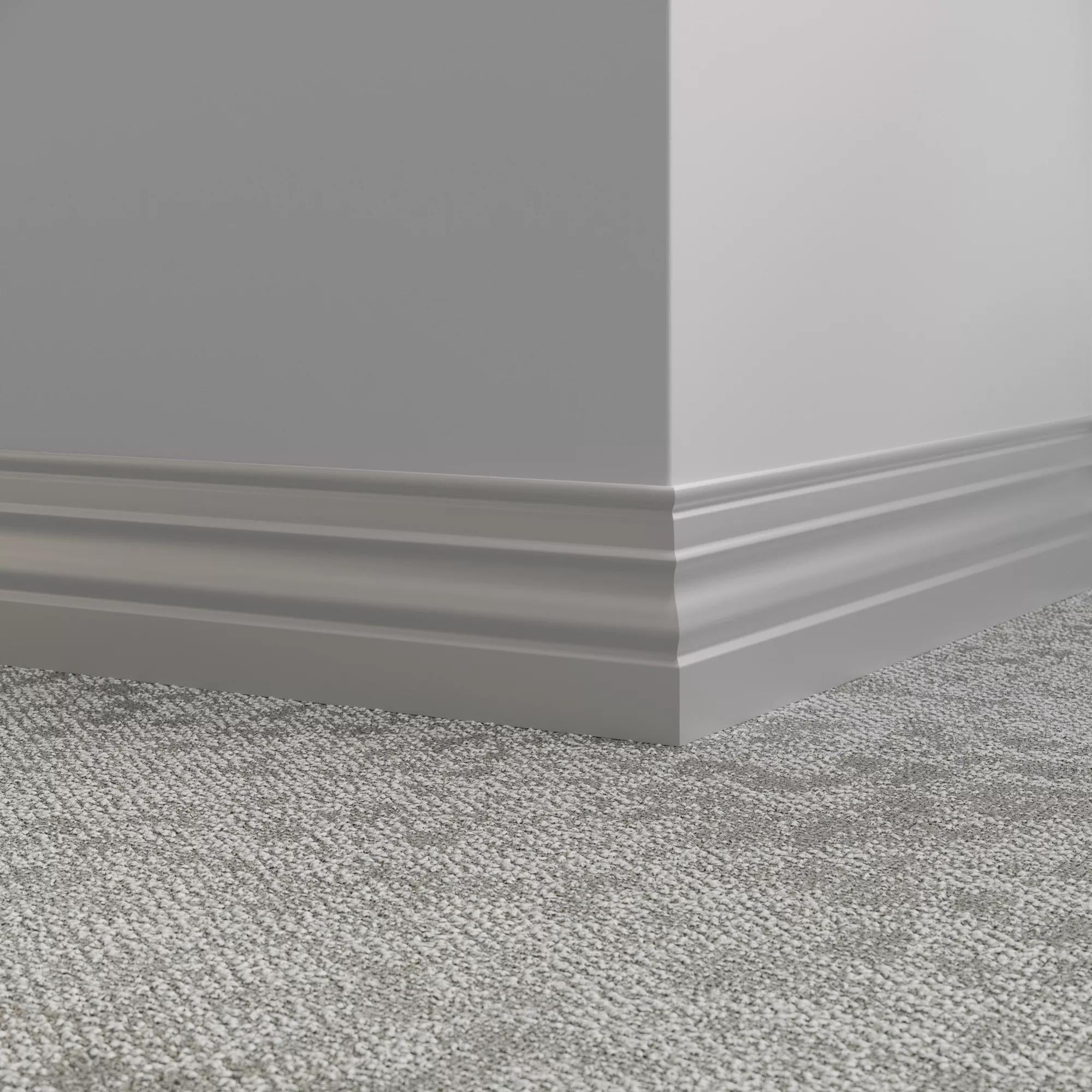Tarkett / Johnsonite Millwork Diplomat 4-1/2" TA5 Colonial Grey 4.5" x 8' by 3/8" (48 LF/box)