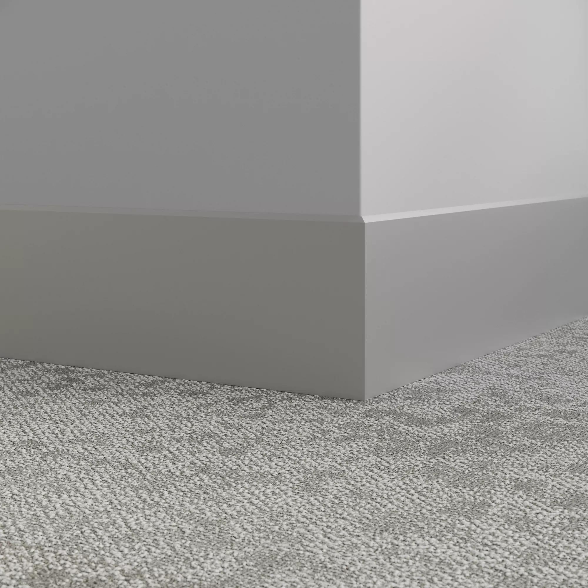 Tarkett / Johnsonite Millwork Exhibit 6" TA5 Colonial Grey 6" x 8' by 1/4"