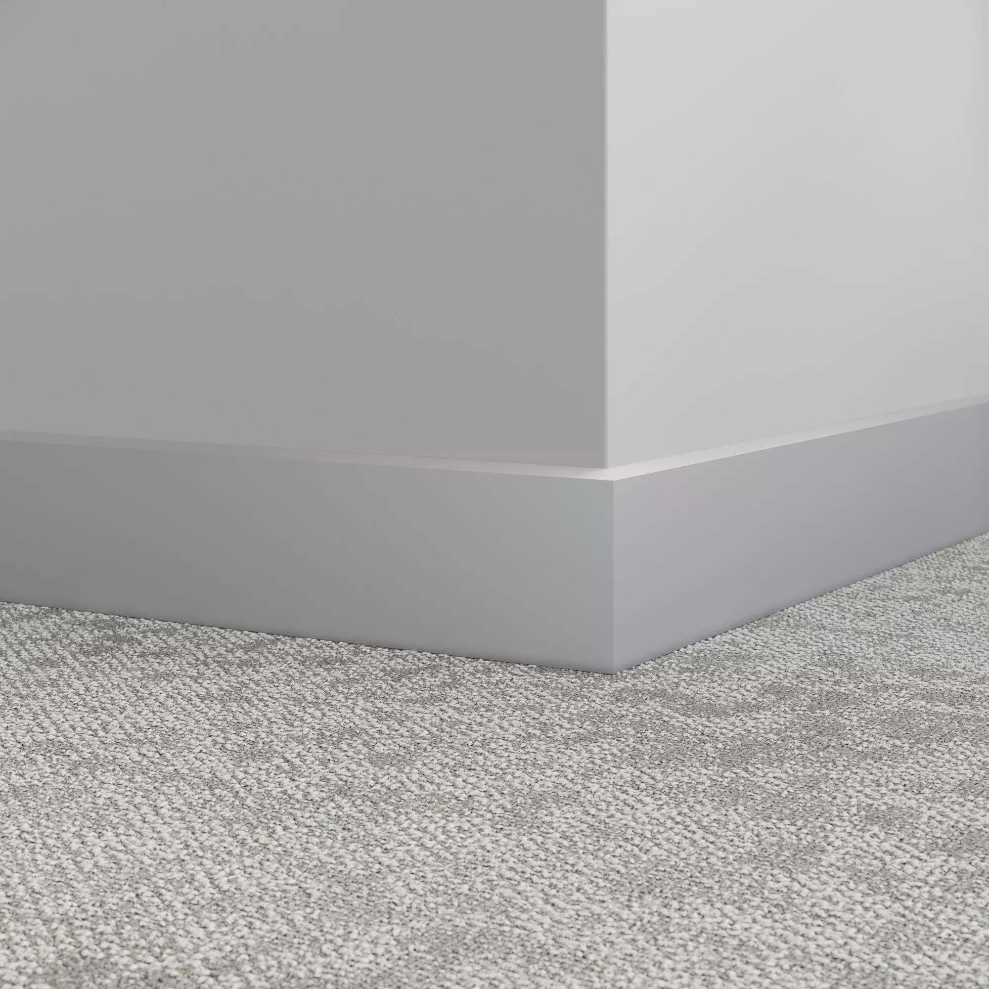 Tarkett / Johnsonite Millwork Exhibit 4.25" TA5 Colonial Grey 4.25" x 8' by 1/4"