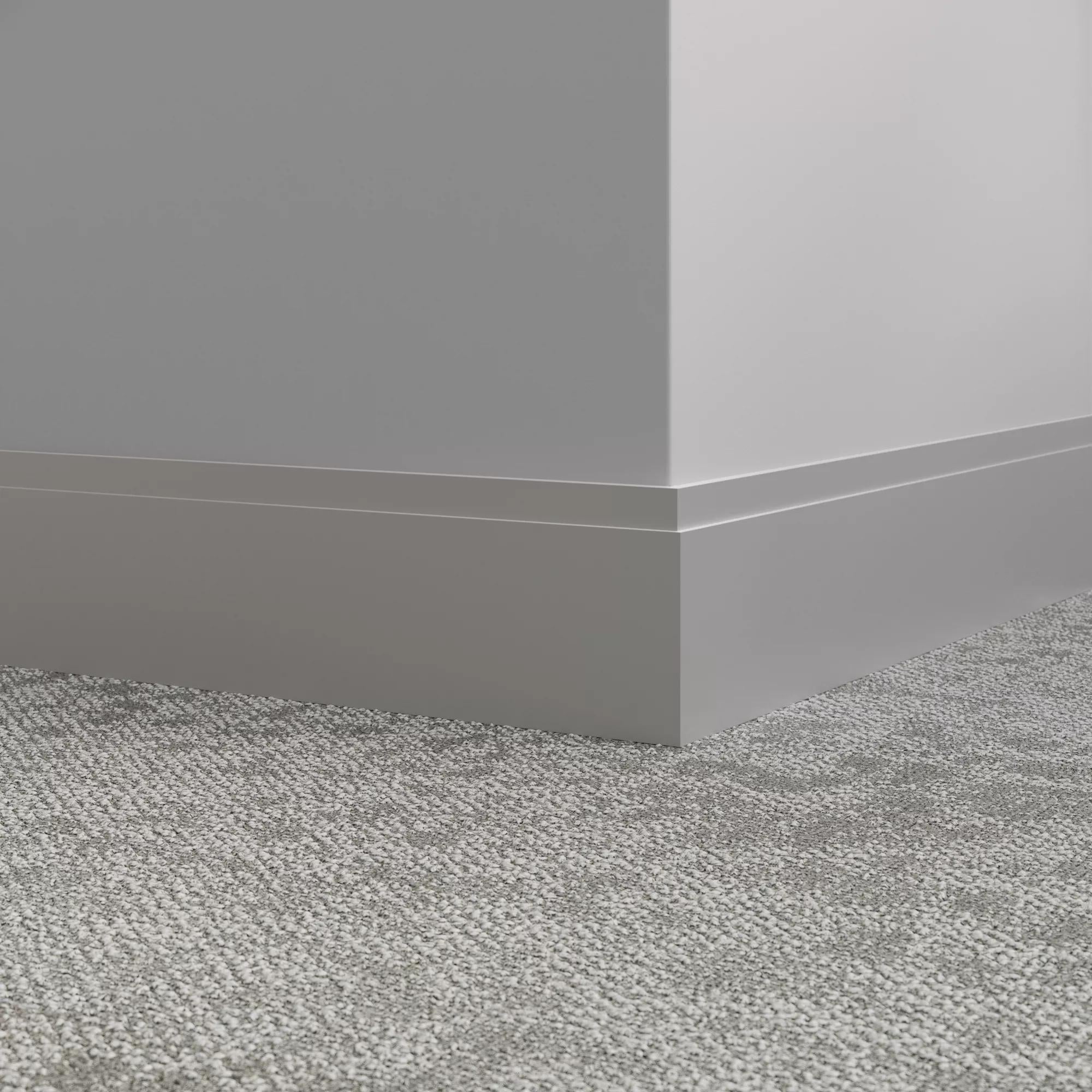 Tarkett / Johnsonite Millwork Equinox 4-1/2" TA5 Colonial Grey 4.5" x 8' by 3/8" (40 LF/box)