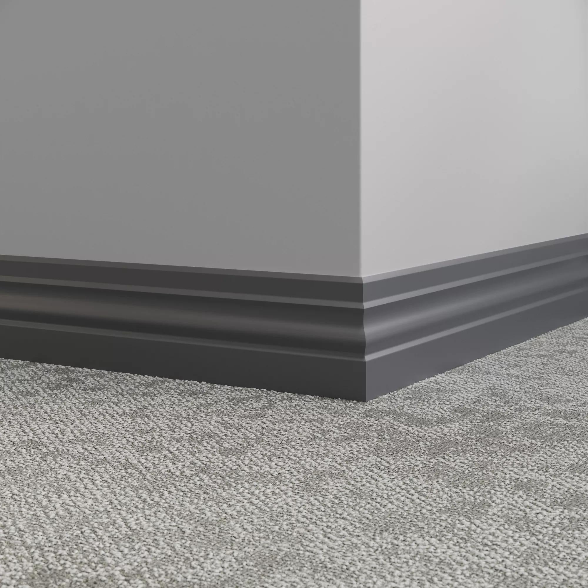 Tarkett / Johnsonite Millwork Ambassador 4" TA6 Bedrock 4" x 8' by 3/8" (48 LF/box)