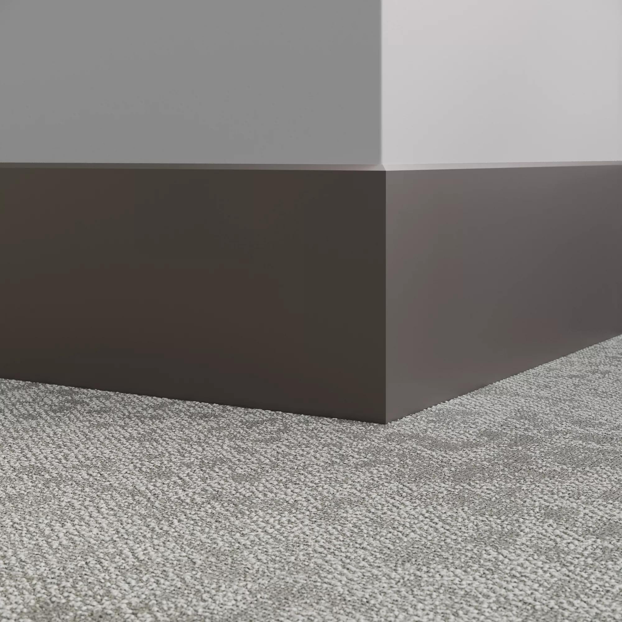 Tarkett / Johnsonite Millwork Exhibit 8" TB1 Peppercorn 8" x 8' by 1/4"