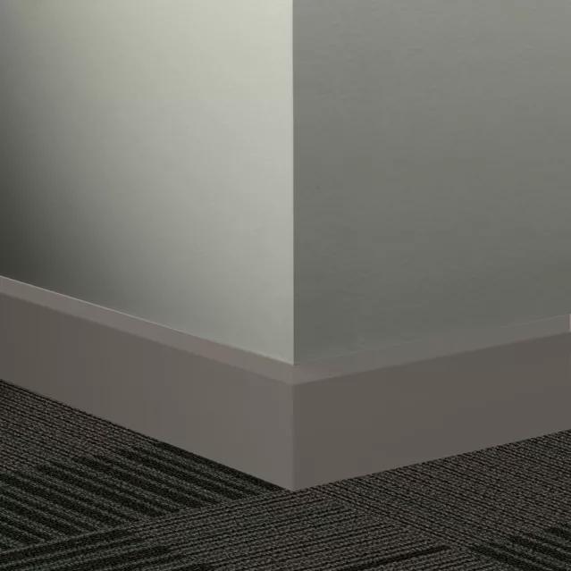 Tarkett / Johnsonite Millwork Oblique 3" TB1 Peppercorn 3" x 8' by 3/8" (56 LF/box)