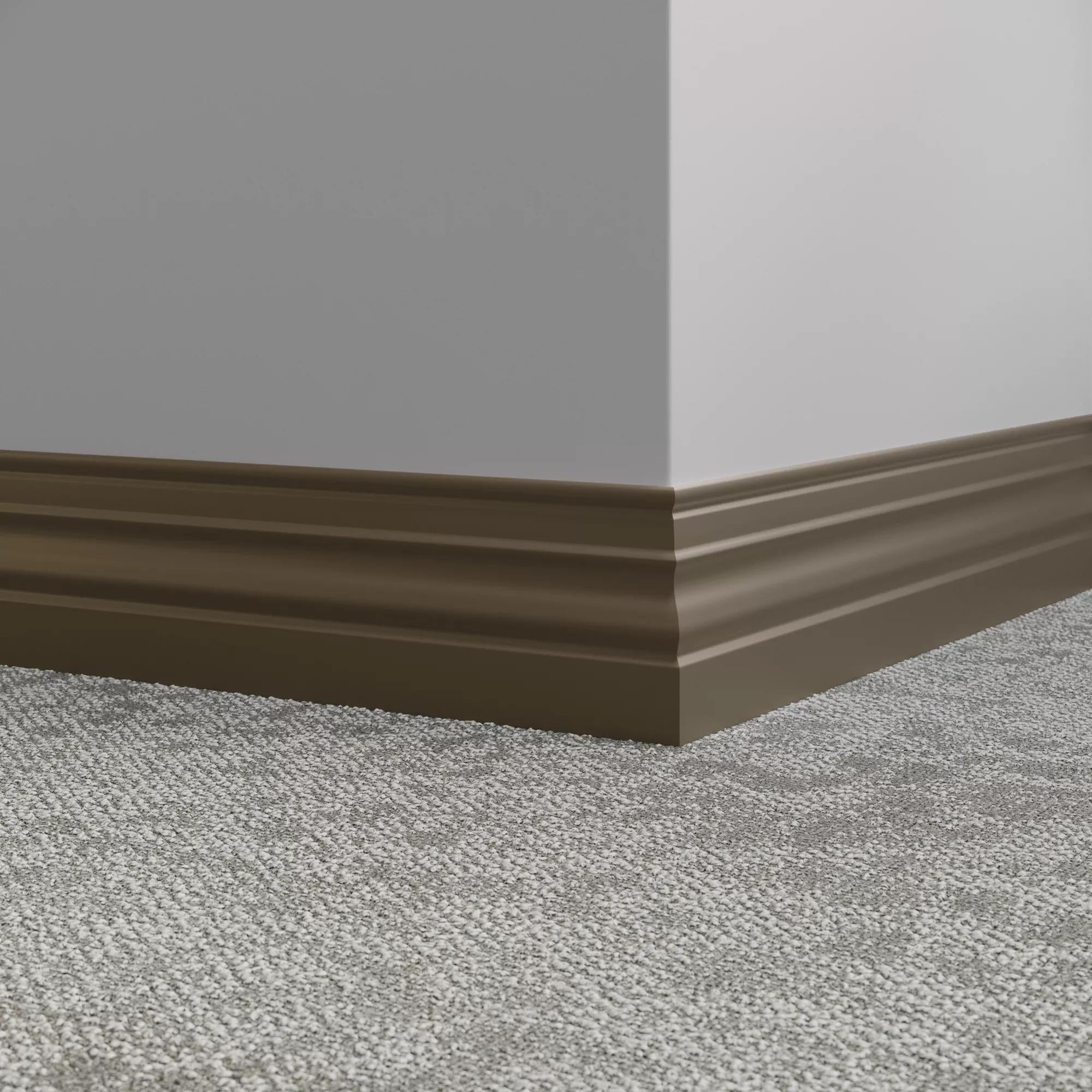Tarkett / Johnsonite Millwork Diplomat 4-1/2" TB2 Boxwood 4.5" x 8' by 3/8" (48 LF/box)