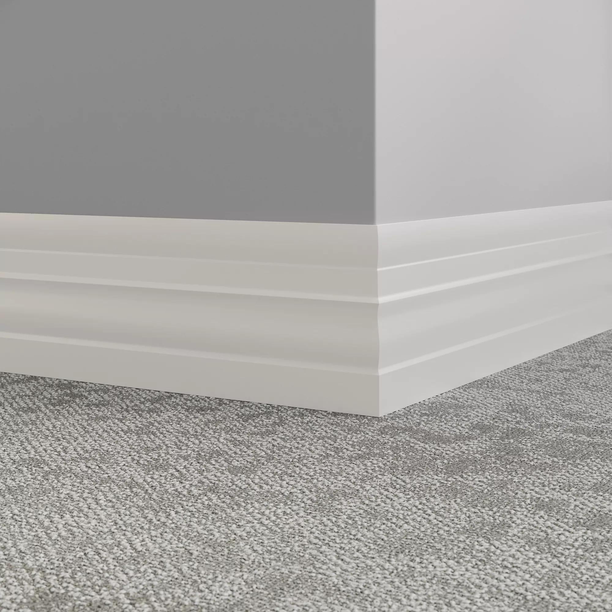 Tarkett / Johnsonite Millwork Attache 6" TB3 Dover 6" x 8' by 1/4" (64 LF/box)