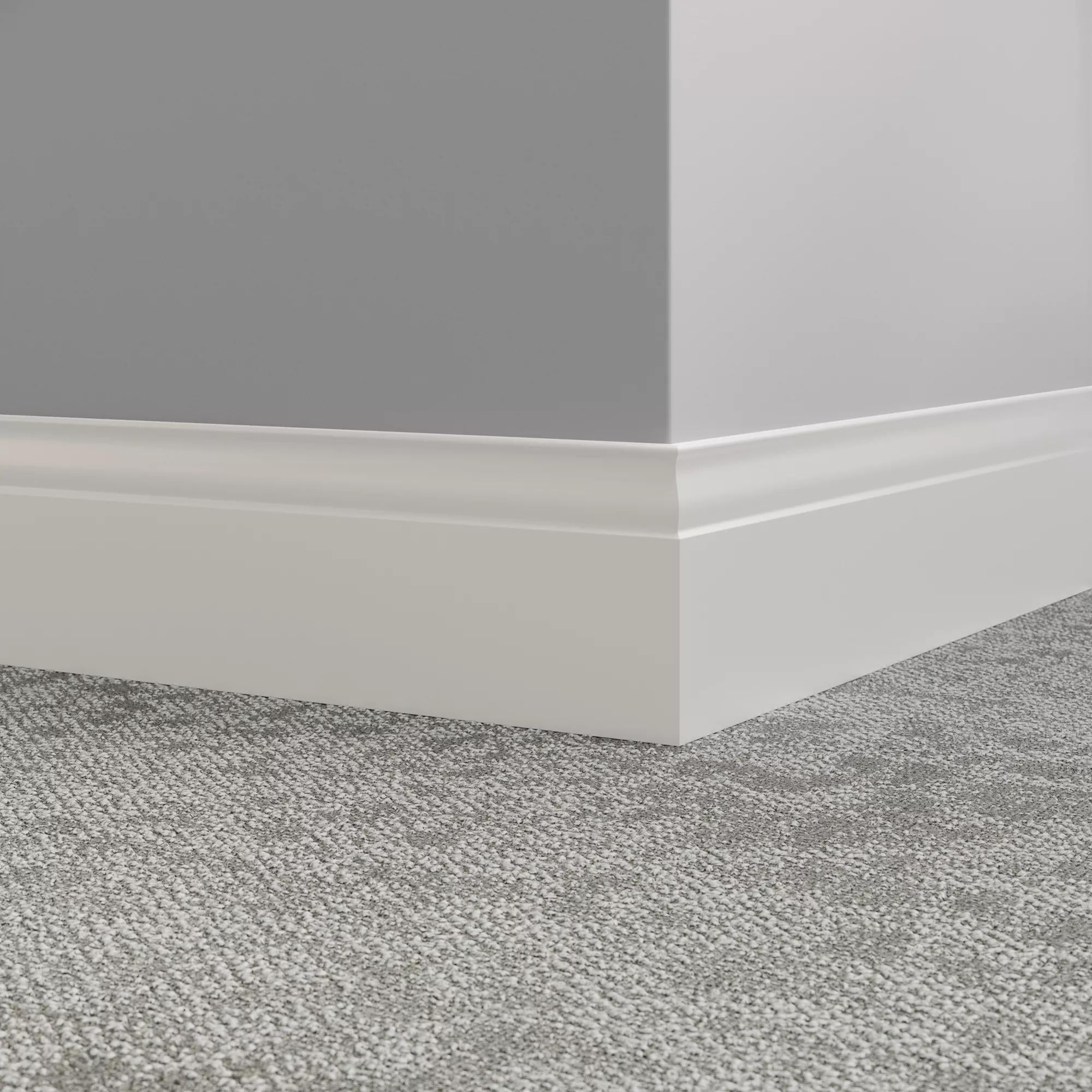 Tarkett / Johnsonite Millwork Inflection 5-1/4" TB3 Dover 5.25" x 8' by 3/8" (48 LF/box)