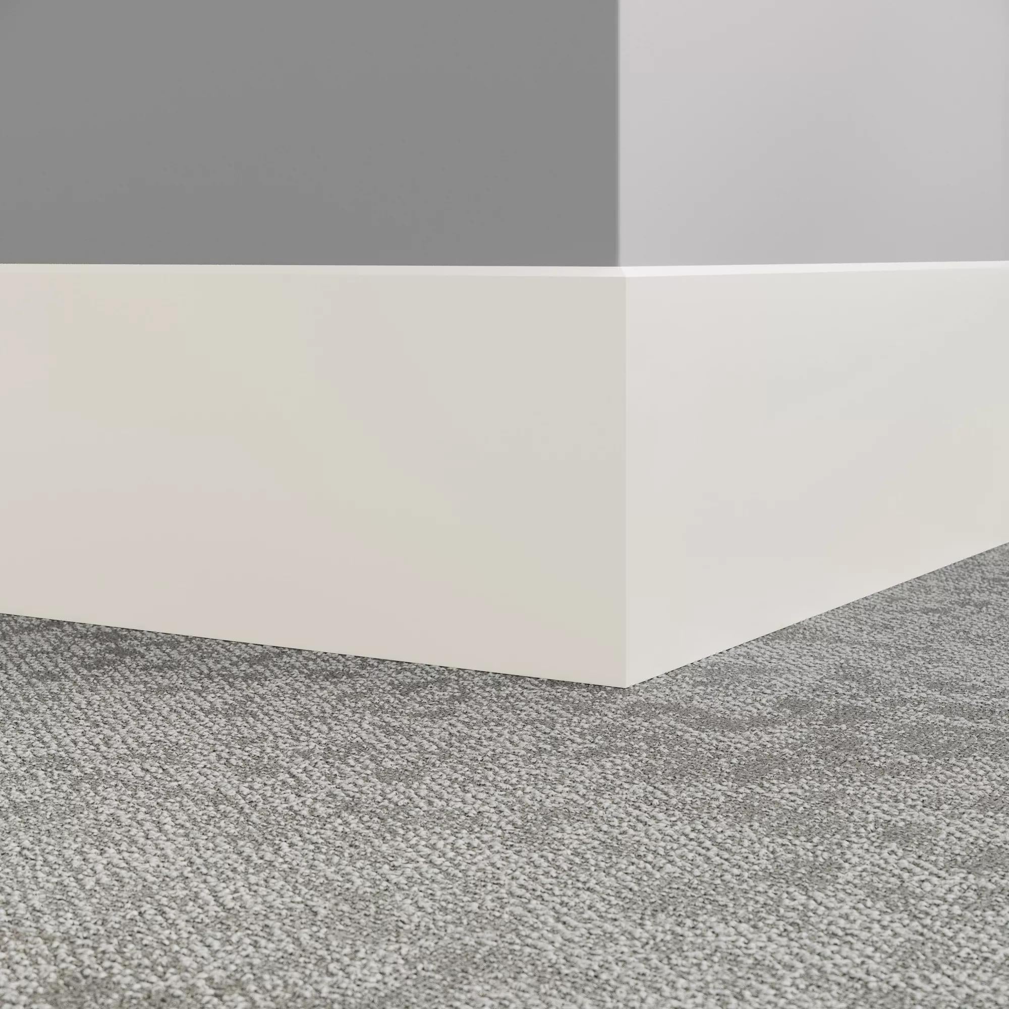 Tarkett / Johnsonite Millwork Exhibit 8" TG1 Snowbound 8" x 8' by 1/4"