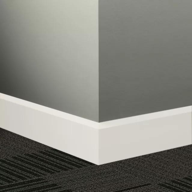 Tarkett / Johnsonite Millwork Oblique 3" TG1 Snowbound 3" x 8' by 3/8" (56 LF/box)