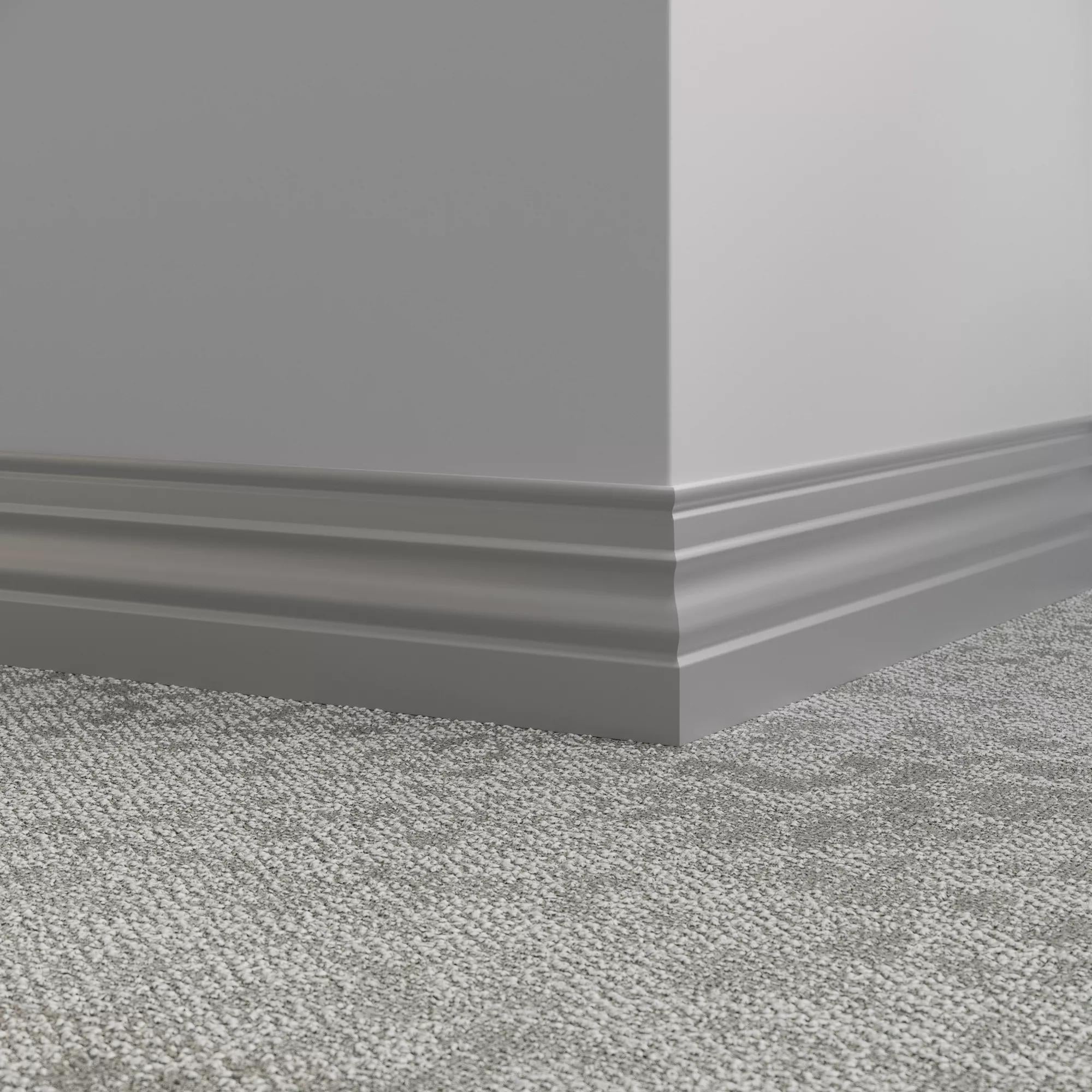 Tarkett / Johnsonite Millwork Diplomat 4-1/2" TG2 Shark Fin 4.5" x 8' by 3/8" (48 LF/box)