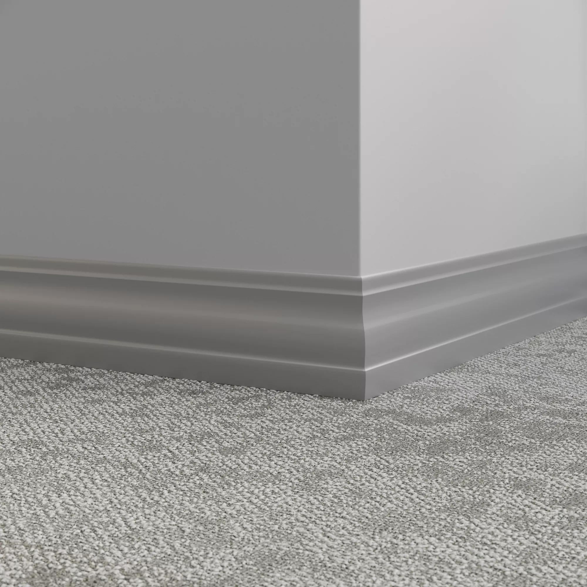 Tarkett / Johnsonite Millwork Delineate 4-1/4" TG2 Shark Fin 4.25" x 8' by 3/8" (48 LF/box)