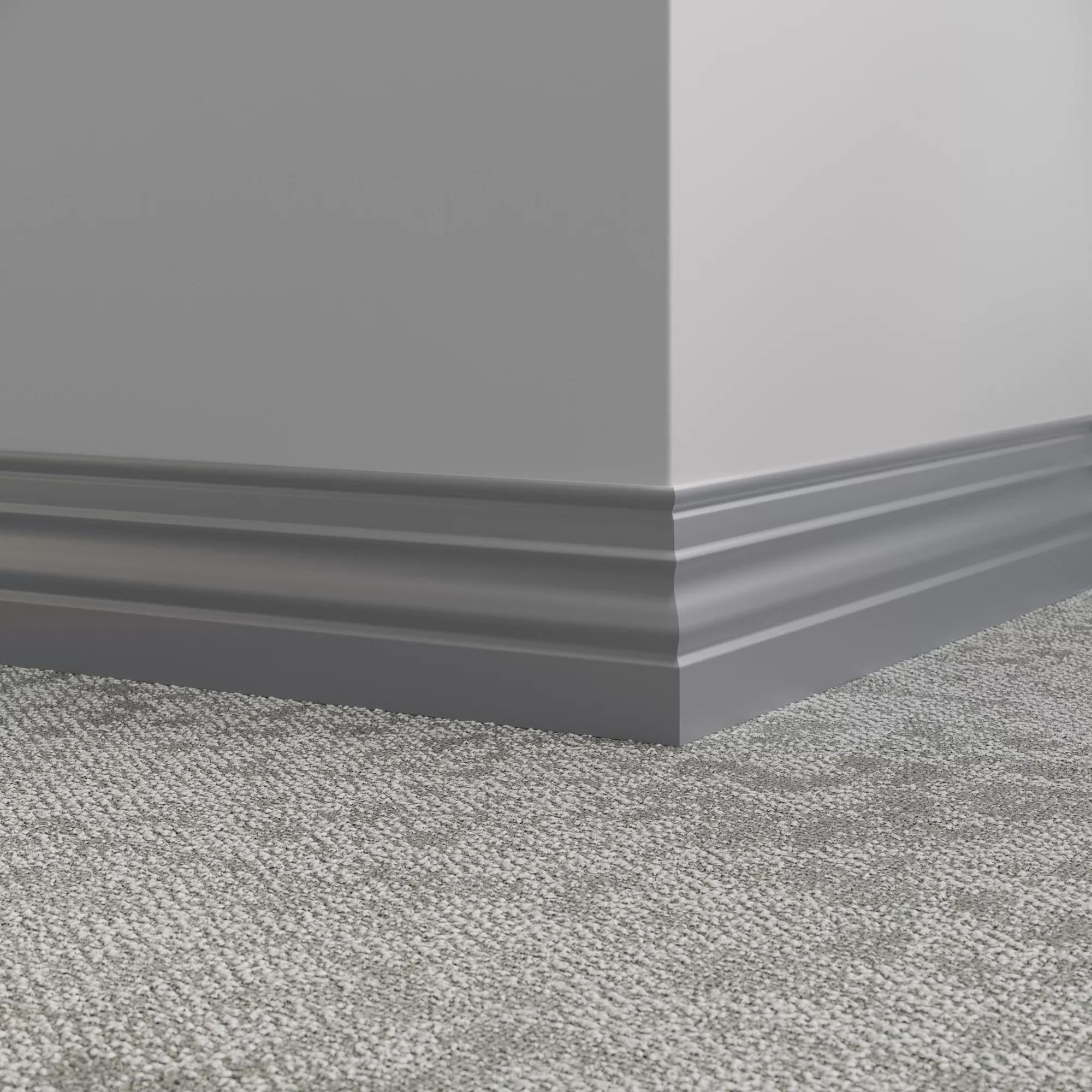 Tarkett / Johnsonite Millwork Diplomat 4-1/2" TG3 Iron Mountain 4.5" x 8' by 3/8" (48 LF/box)