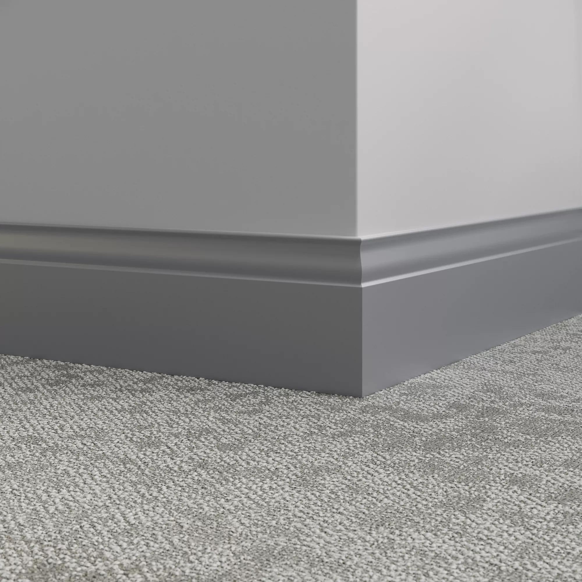 Tarkett / Johnsonite Millwork Inflection 5-1/4" TG3 Iron Mountain 5.25" x 8' by 3/8" (48 LF/box)