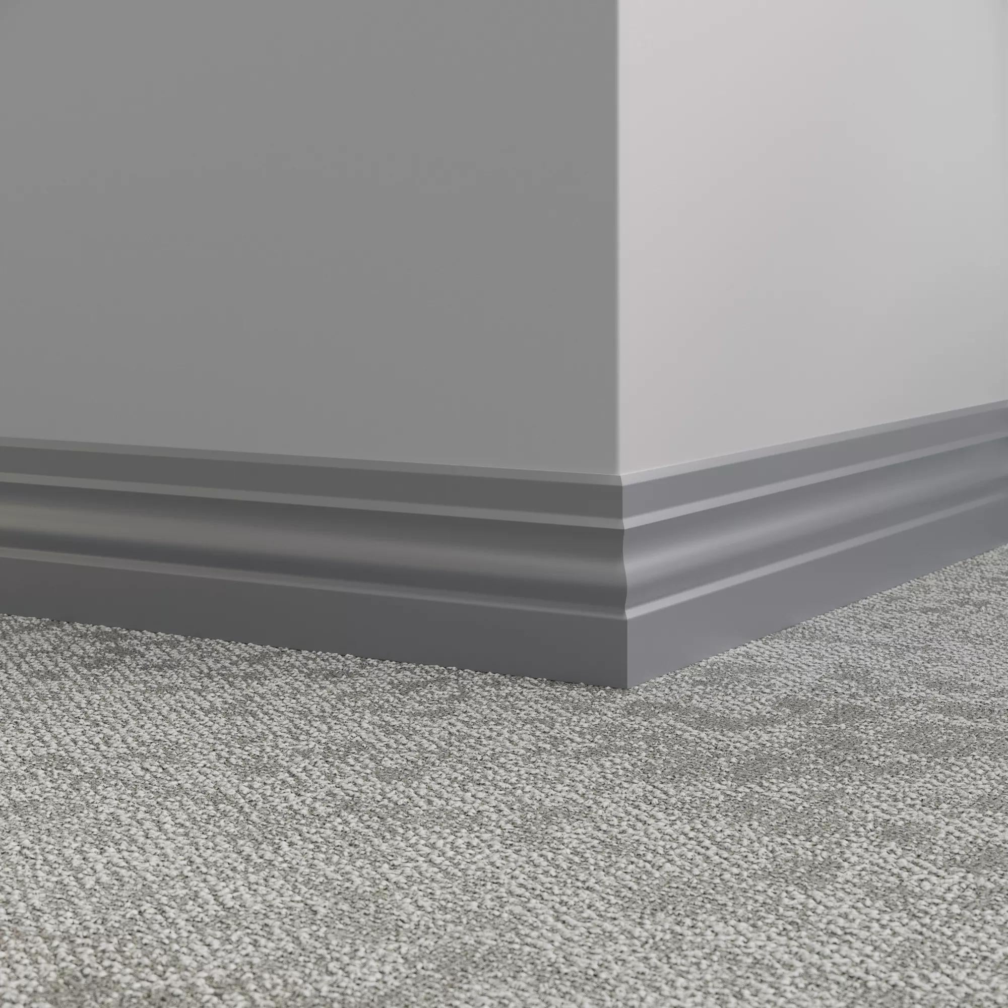 Tarkett / Johnsonite Millwork Ambassador 4" TG3 Iron Mountain 4" x 8' by 3/8" (48 LF/box)