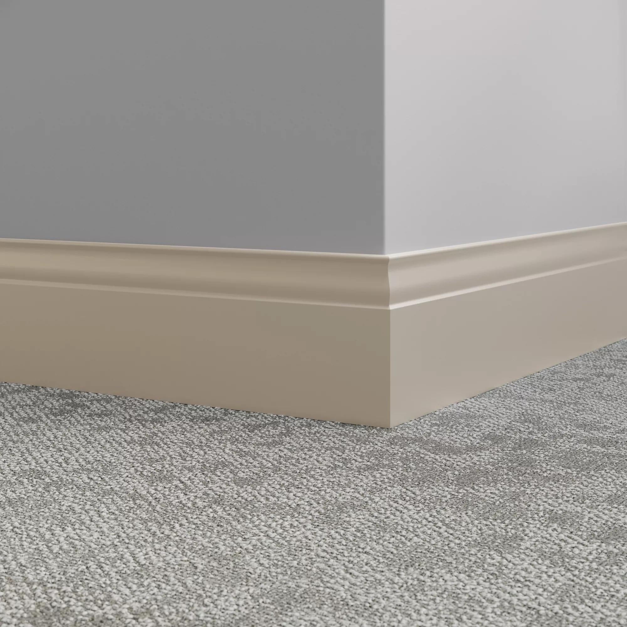 Tarkett / Johnsonite Millwork Inflection 5-1/4" TG5 Macadamia 5.25" x 8' by 3/8" (48 LF/box)