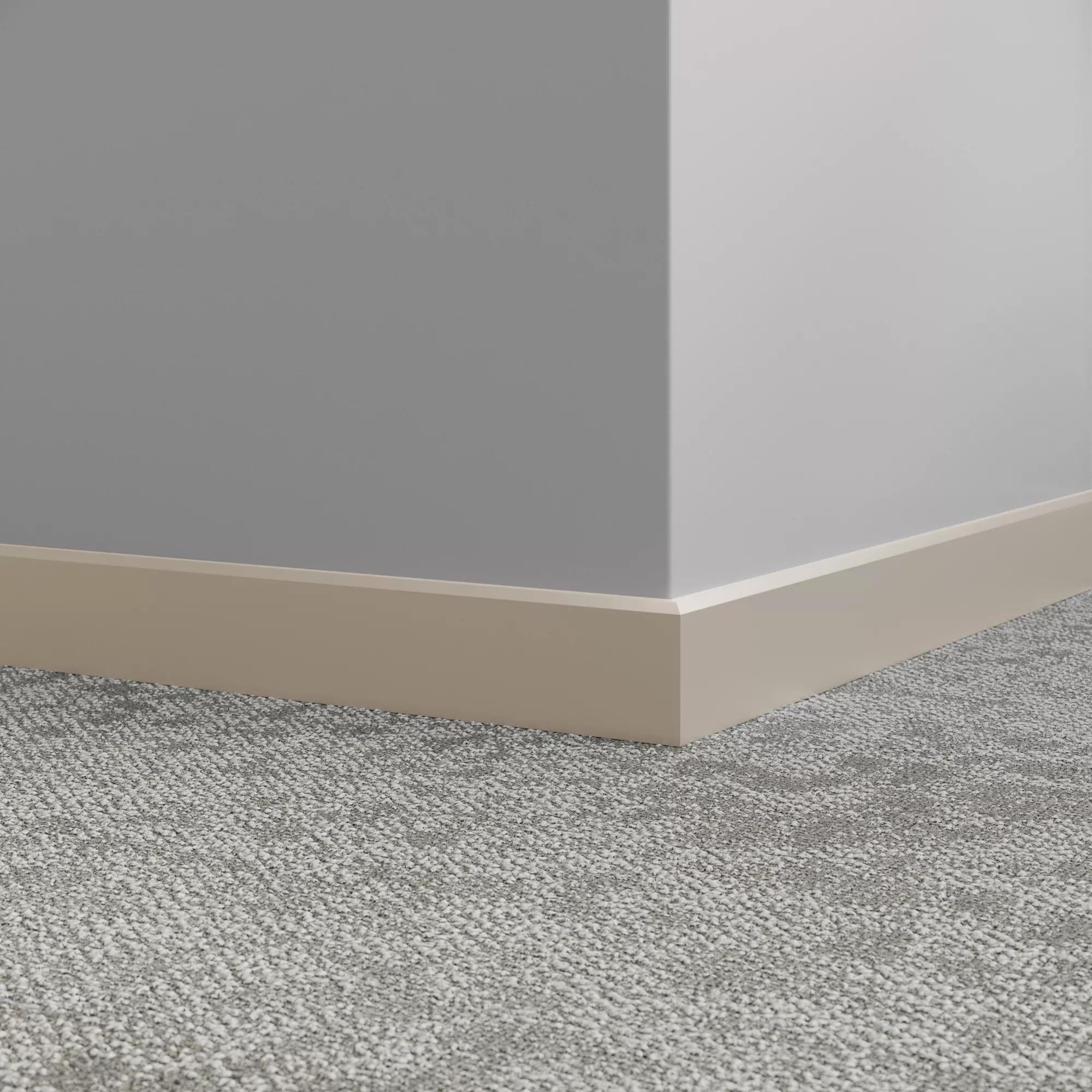 Tarkett / Johnsonite Millwork Mandalay 2-1/2" TG5 Macadamia 2.5" x 8' by 3/8" – product image showing size, style, and brand details.