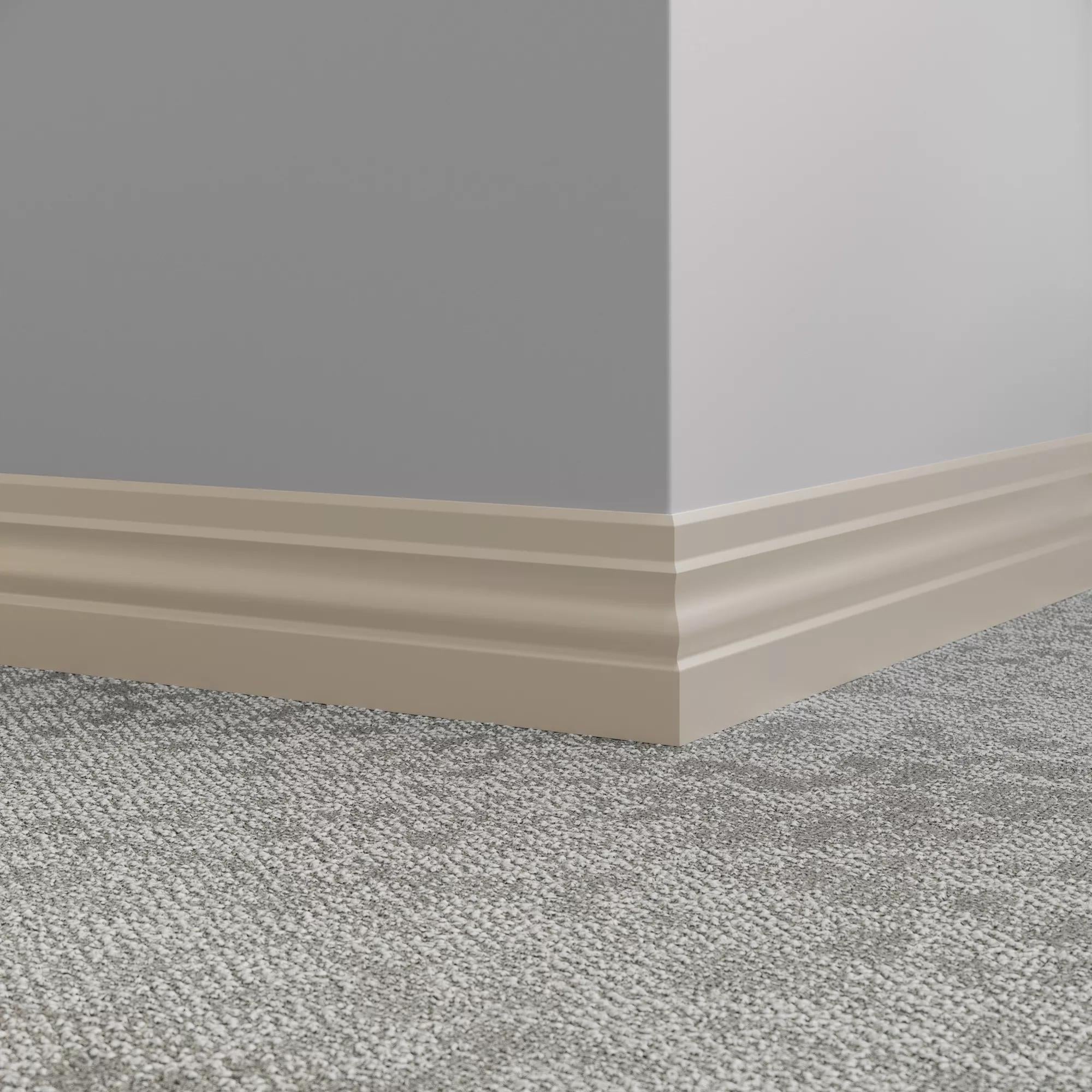 Tarkett / Johnsonite Millwork Ambassador 4" TG5 Macadamia 4" x 8' by 3/8" (48 LF/box)