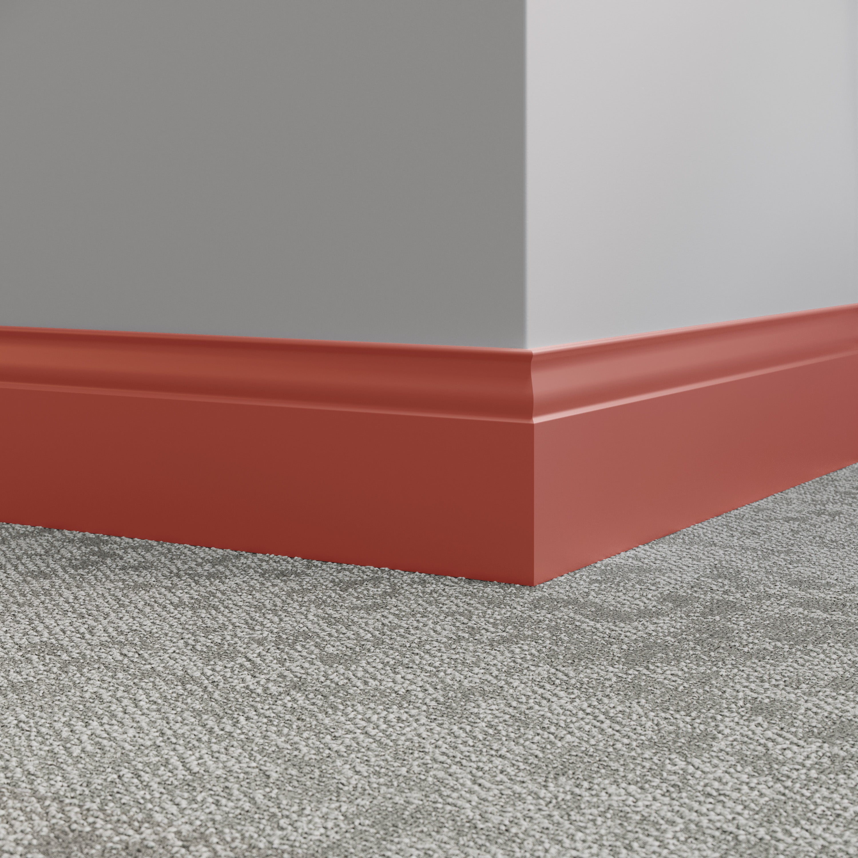 Tarkett / Johnsonite Millwork Inflection 5-1/4" TG8 Spicy Chip 5.25" x 8' by 3/8" (48 LF/box)