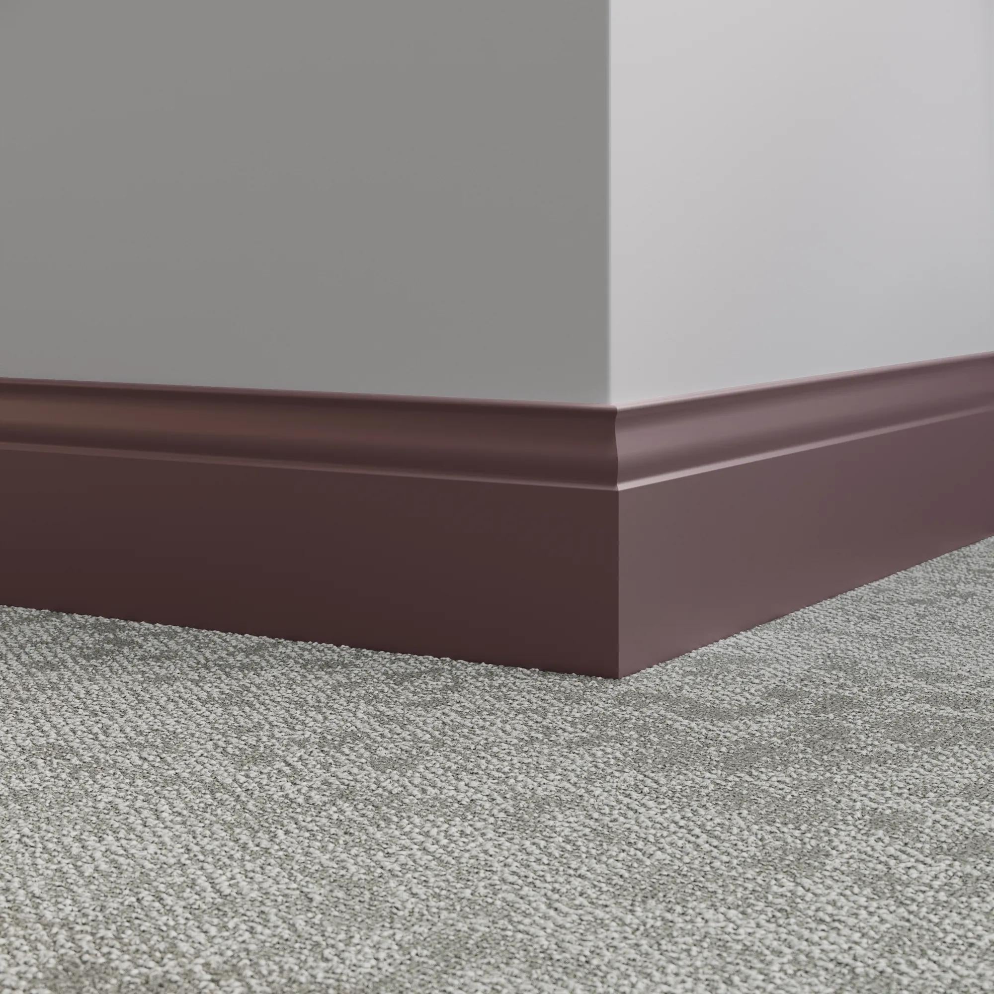 Tarkett / Johnsonite Millwork Inflection 5-1/4" TG9 Poetry Plum 5.25" x 8' by 3/8" (48 LF/box)
