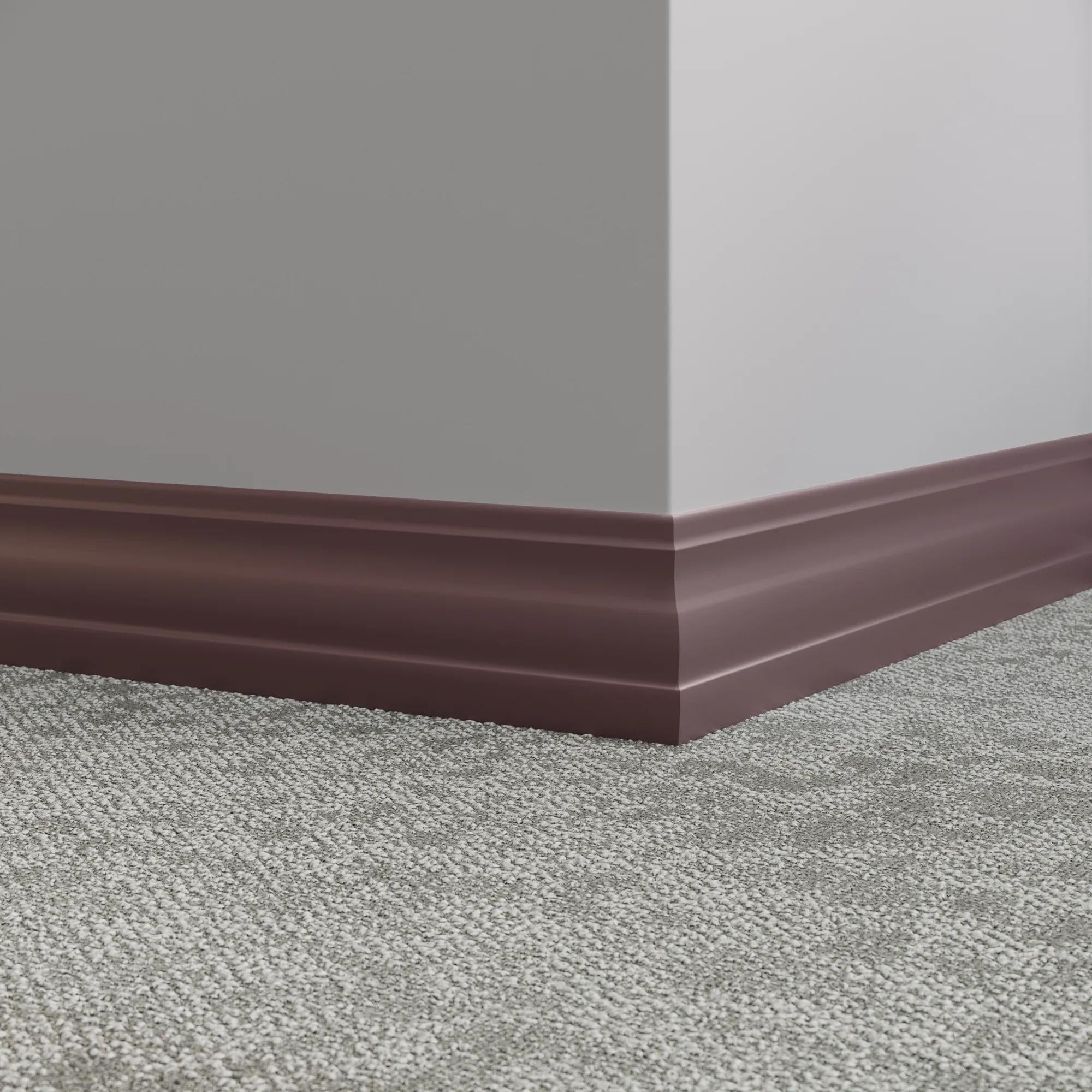 Tarkett / Johnsonite Millwork Delineate 4-1/4" TG9 Poetry Plum 4.25" x 8' by 3/8" (48 LF/box)
