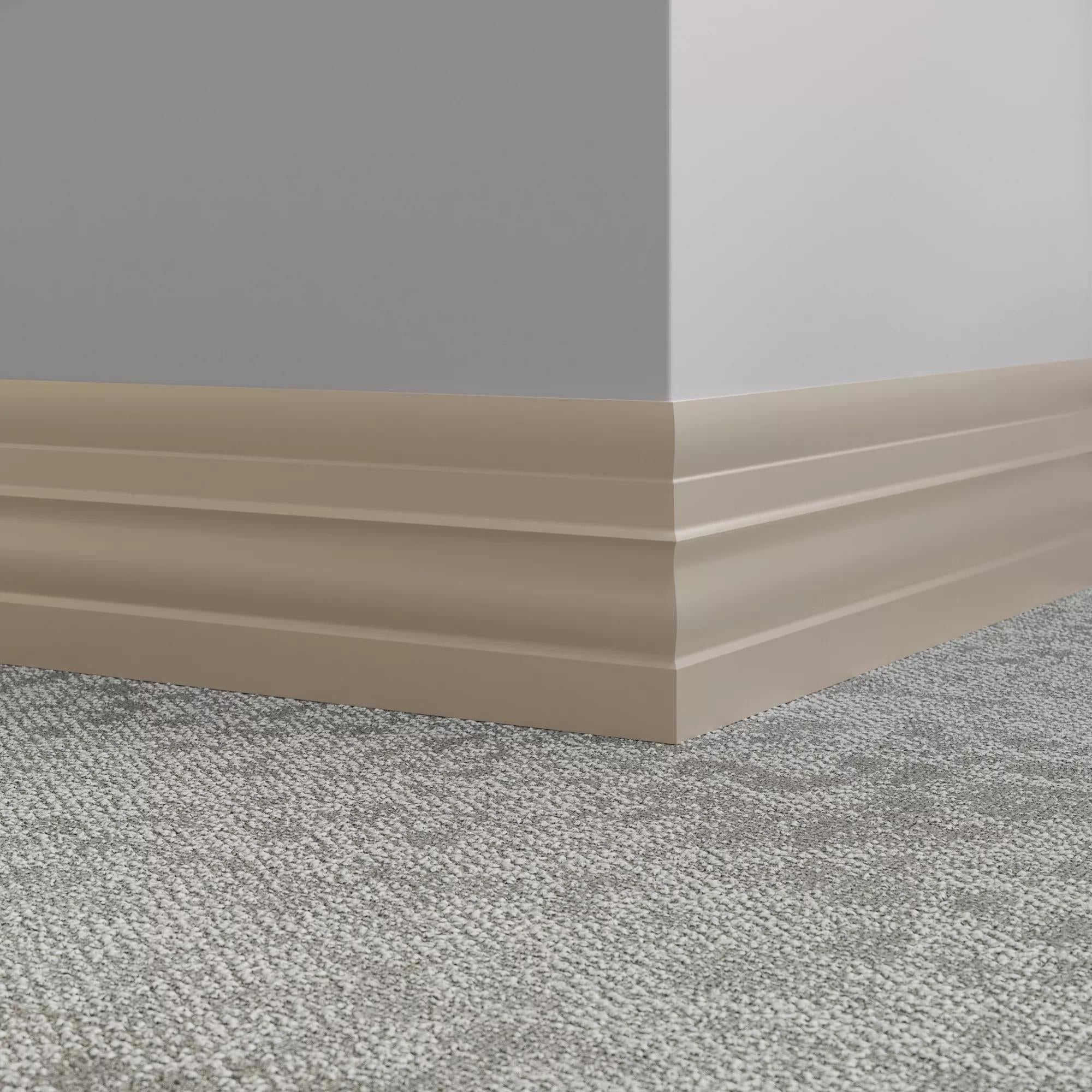 Tarkett / Johnsonite Millwork Attache 6" VK8 Sandstorm 6" x 8' by 1/4" (64 LF/box)