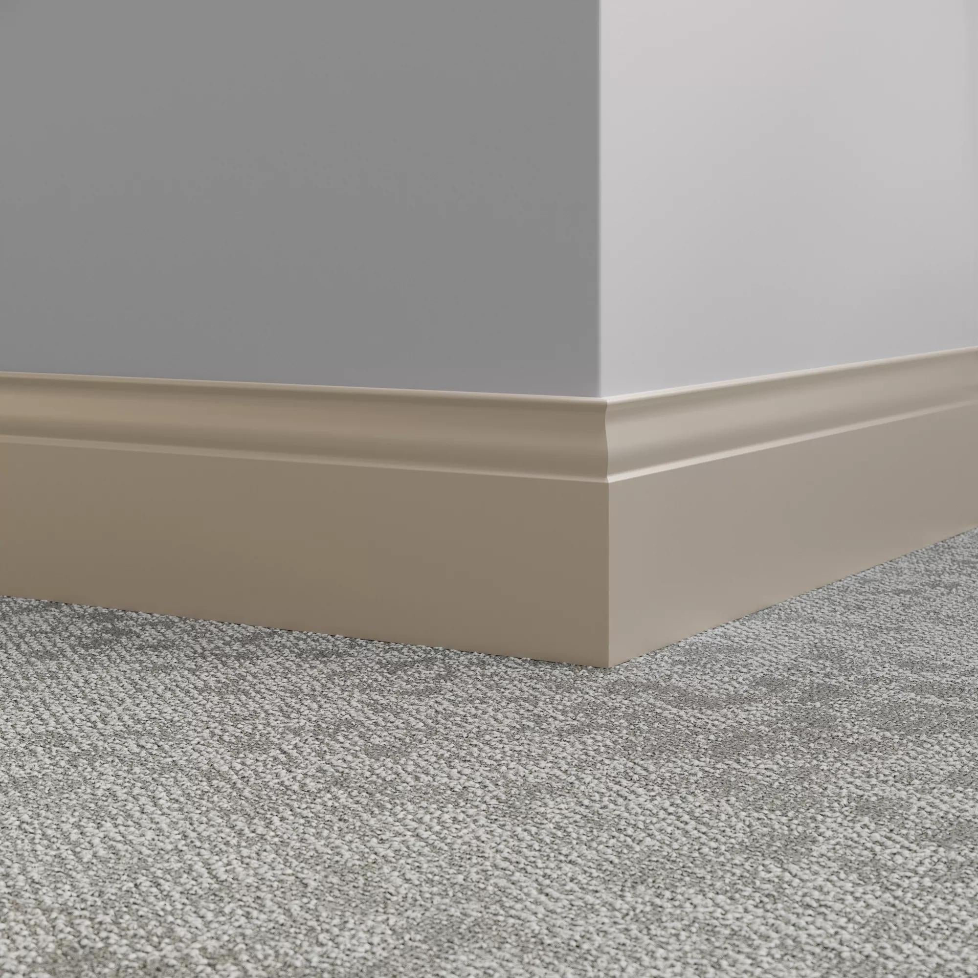 Tarkett / Johnsonite Millwork Inflection 5-1/4" VK8 Sandstorm 5.25" x 8' by 3/8" (48 LF/box)