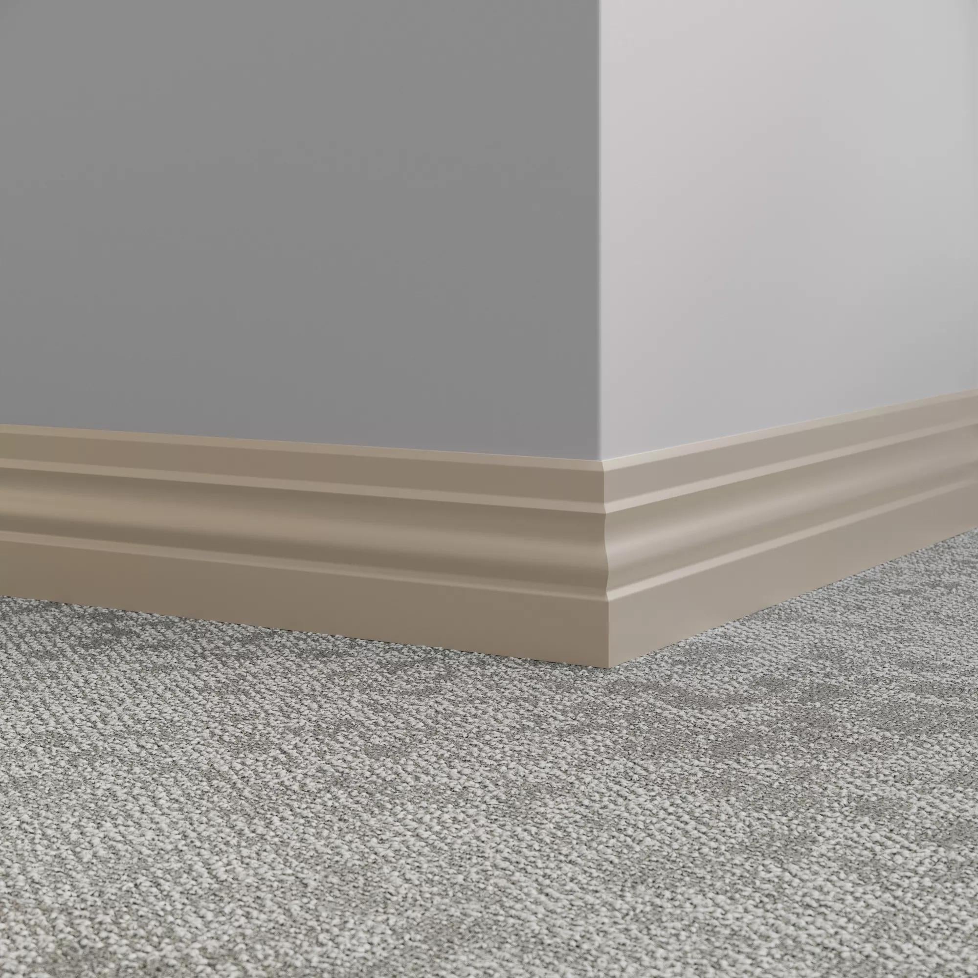 Tarkett / Johnsonite Millwork Ambassador 4" VK8 Sandstorm 4" x 8' by 3/8" (48 LF/box)