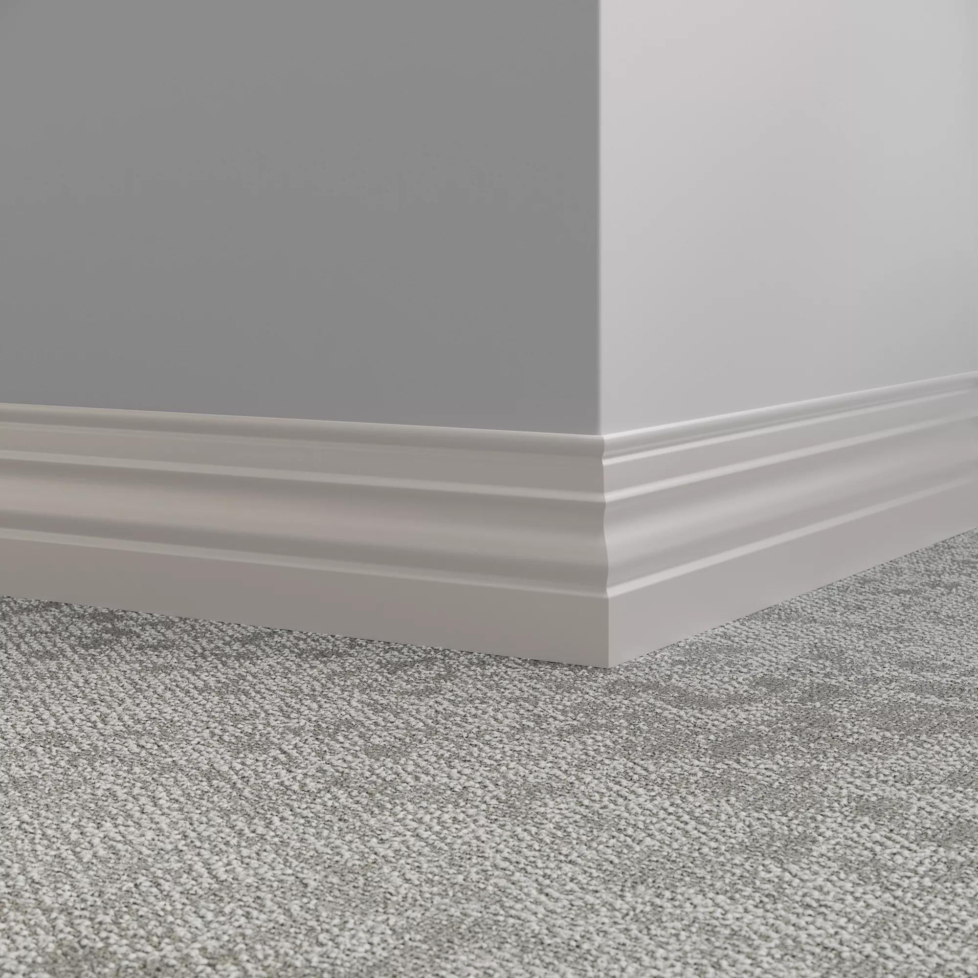 Tarkett / Johnsonite Millwork Diplomat 4-1/2" VK7 Mt Rainier 4.5" x 8' by 3/8" (48 LF/box)
