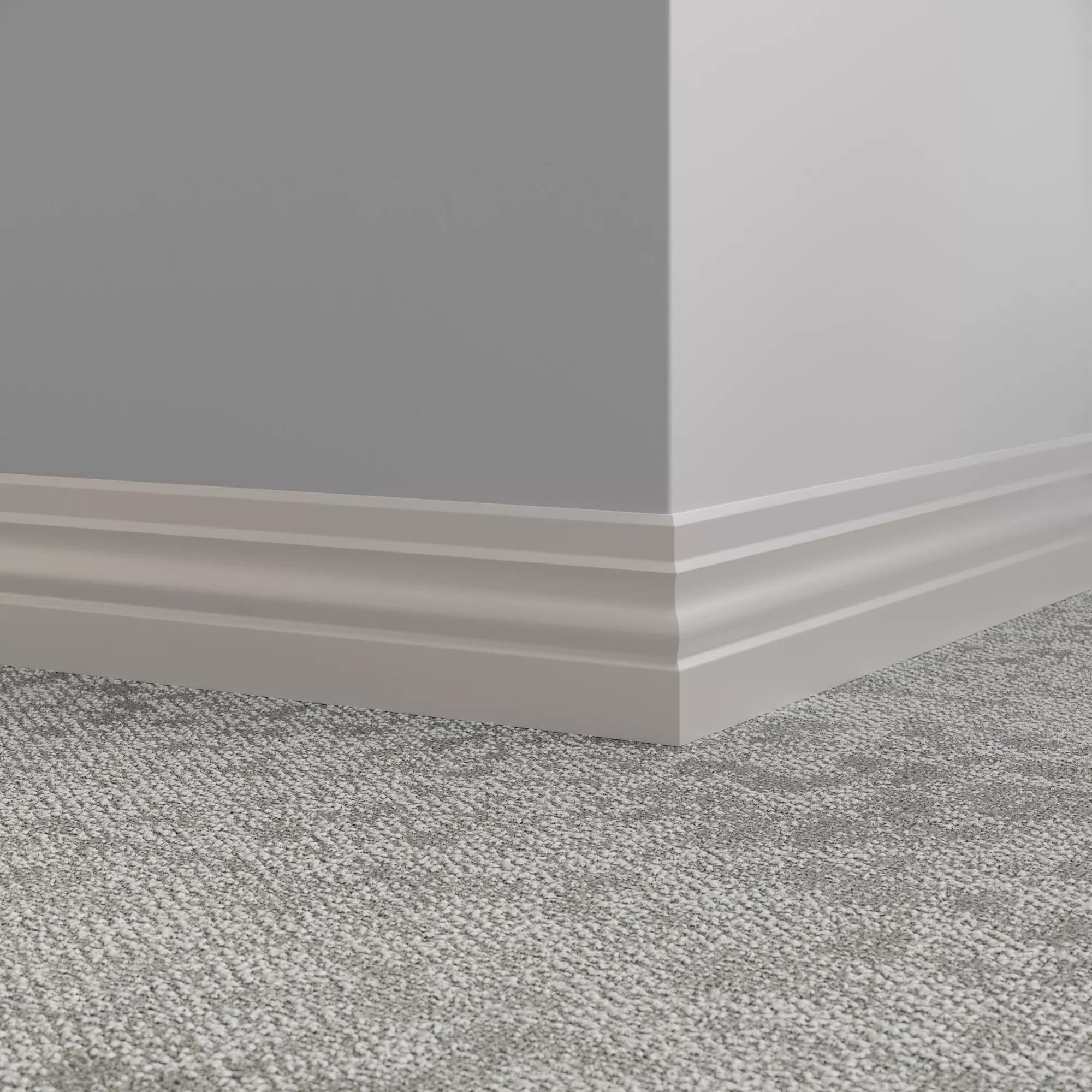 Tarkett / Johnsonite Millwork Ambassador 4" VK7 Mt Rainier 4" x 8' by 3/8" (48 LF/box)