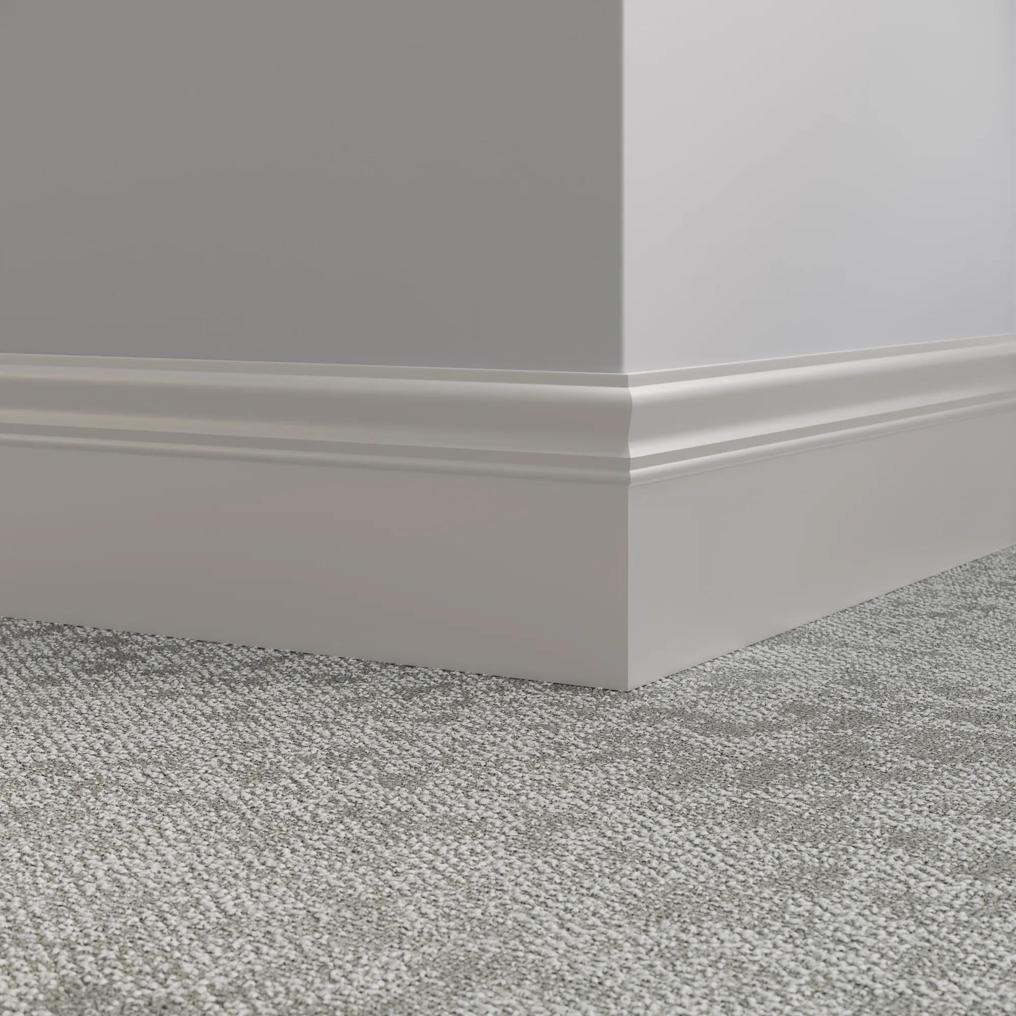 Tarkett / Johnsonite Millwork Monarch 6" VK7 Mt Rainier 6" x 8' by 3/16" (48 LF/box)
