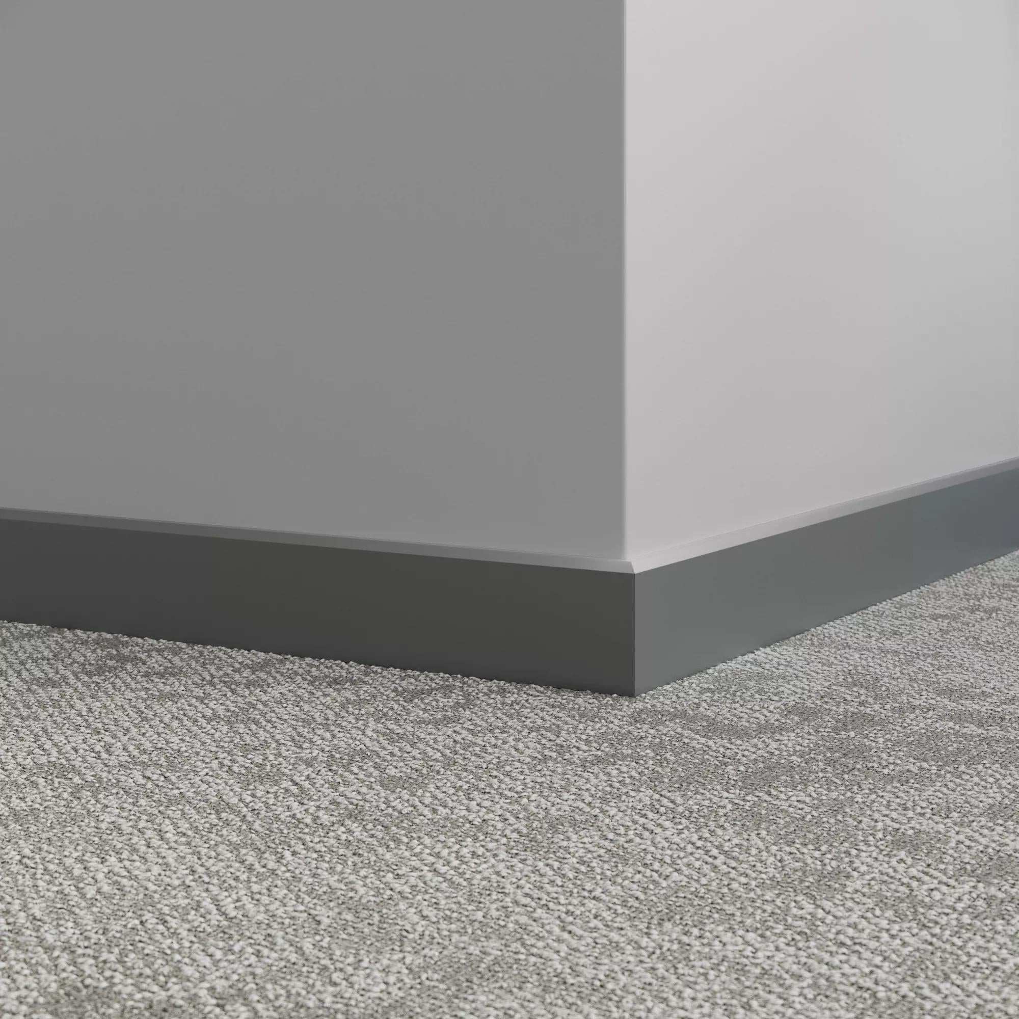 Tarkett / Johnsonite Millwork Mandalay 2-1/2" VL4 Cool Metal 2.5" x 8' by 3/8" (40 LF/box)