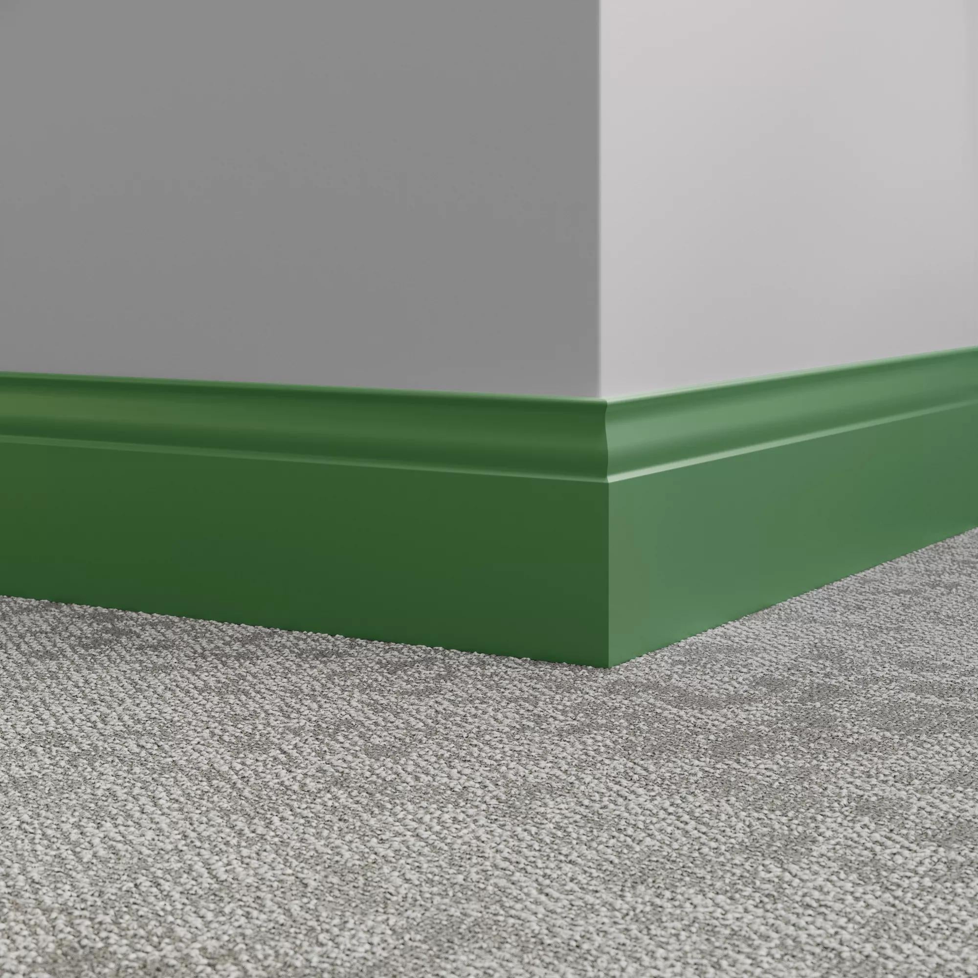Tarkett / Johnsonite Millwork Inflection 5-1/4" VL8 Grinch 5.25" x 8' by 3/8" (48 LF/box)
