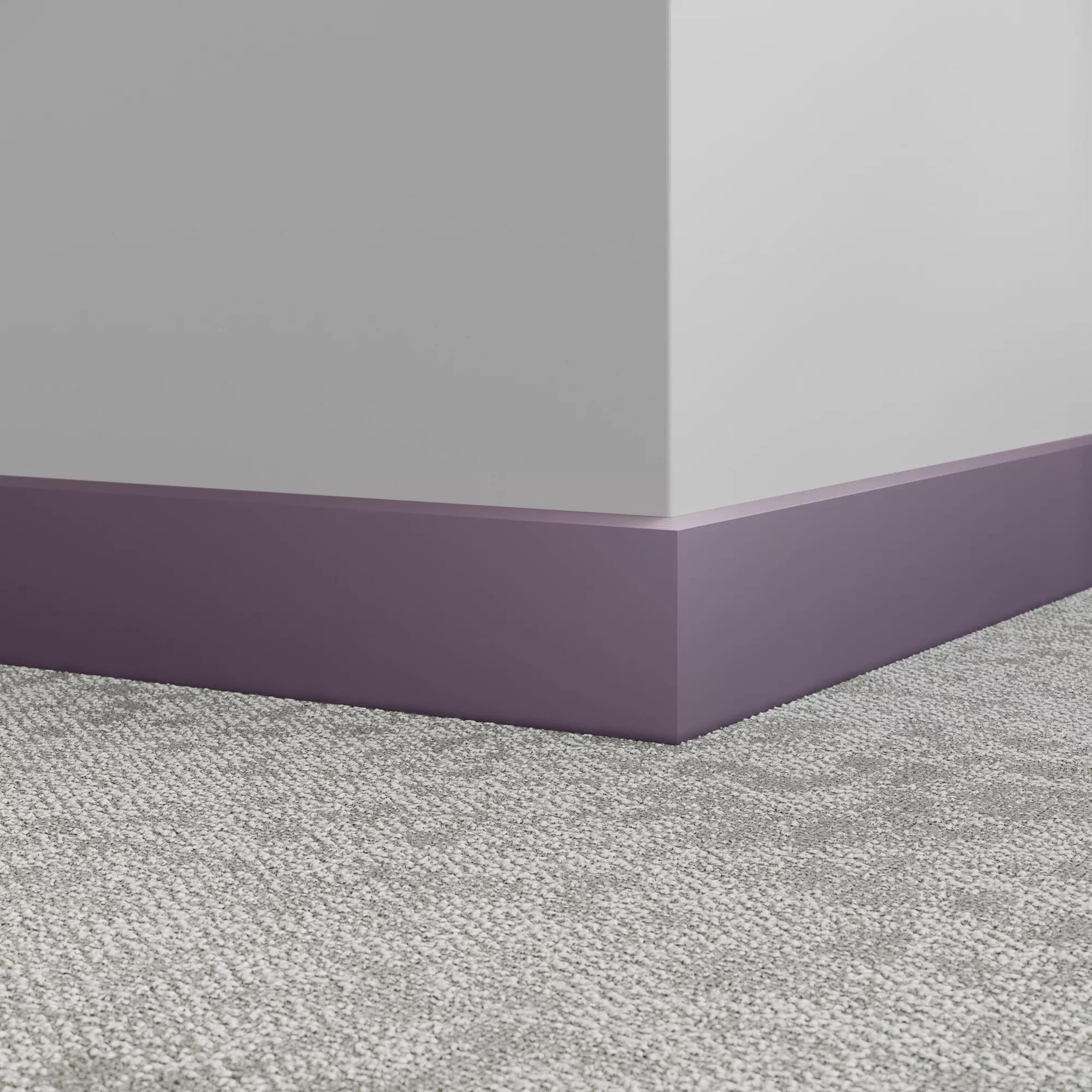 Tarkett / Johnsonite Millwork Exhibit 4.25" VM2 Shoreline Purple 4.25" x 8' by 1/4"